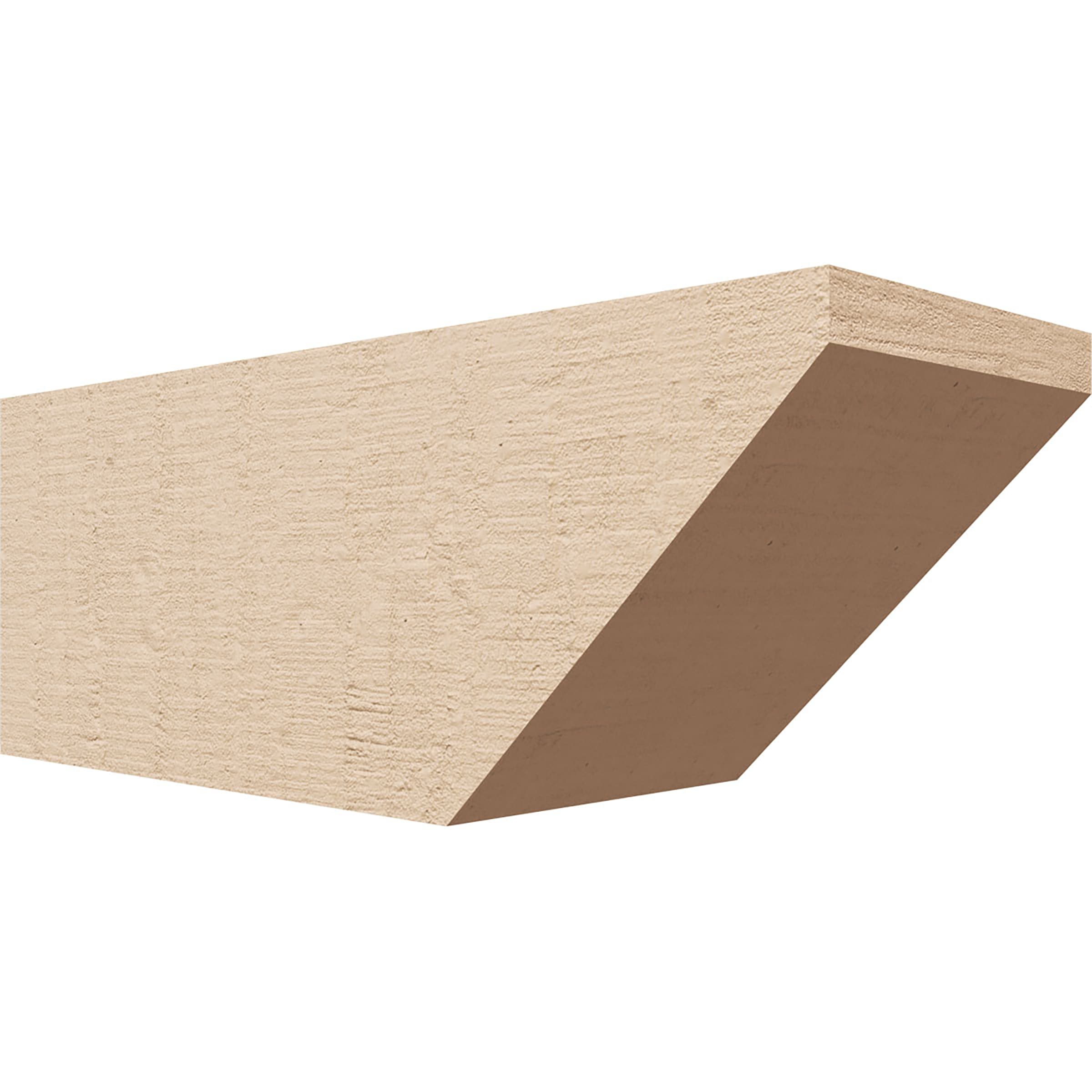 Ekena Millwork RFTU06X06X16CONRCPR Concord Woodgrain 6-in X 6-in X 16-in Brown Urethane Standard bracket