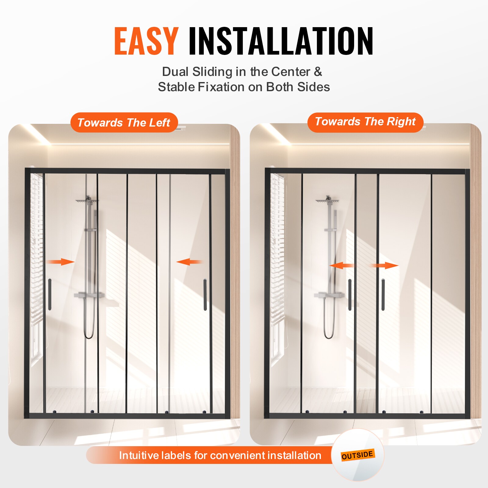 VEVOR SCBKSMTLYSM607786V0 Shower-Doors - View #5