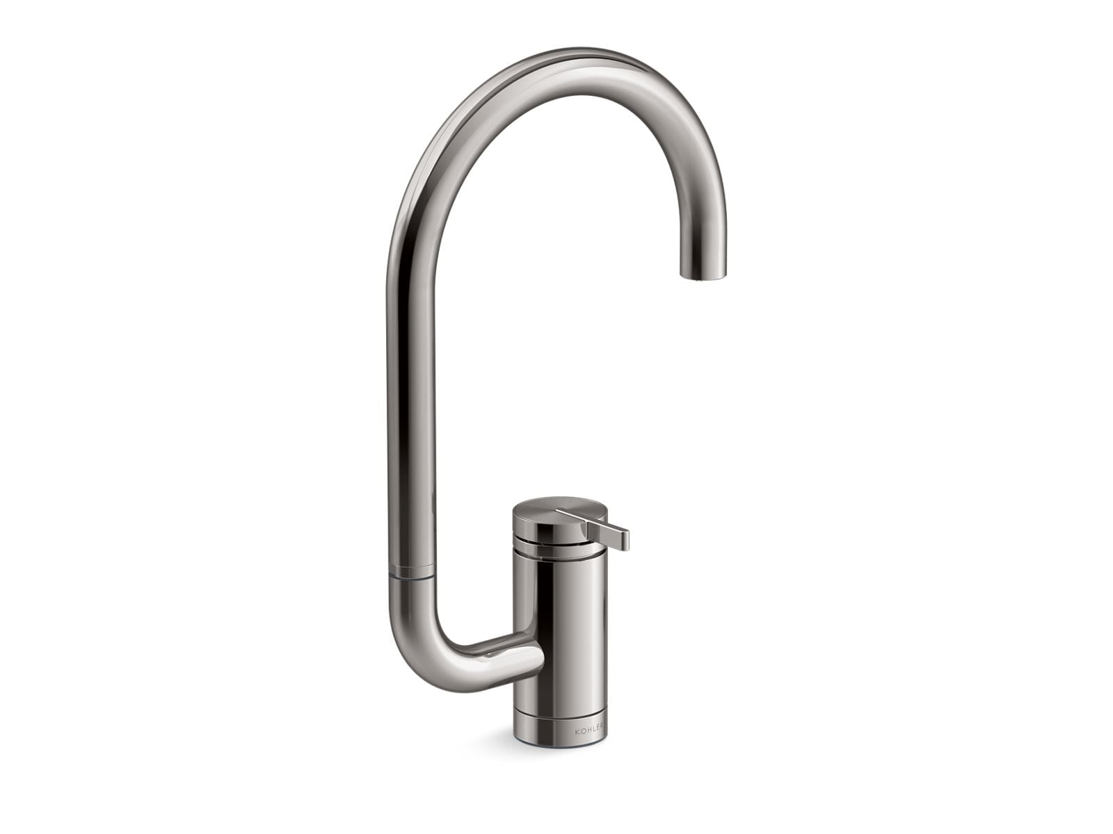 KOHLER 28277-TT Components Single-handle bar sink faucet with two-function extended-reach spout
