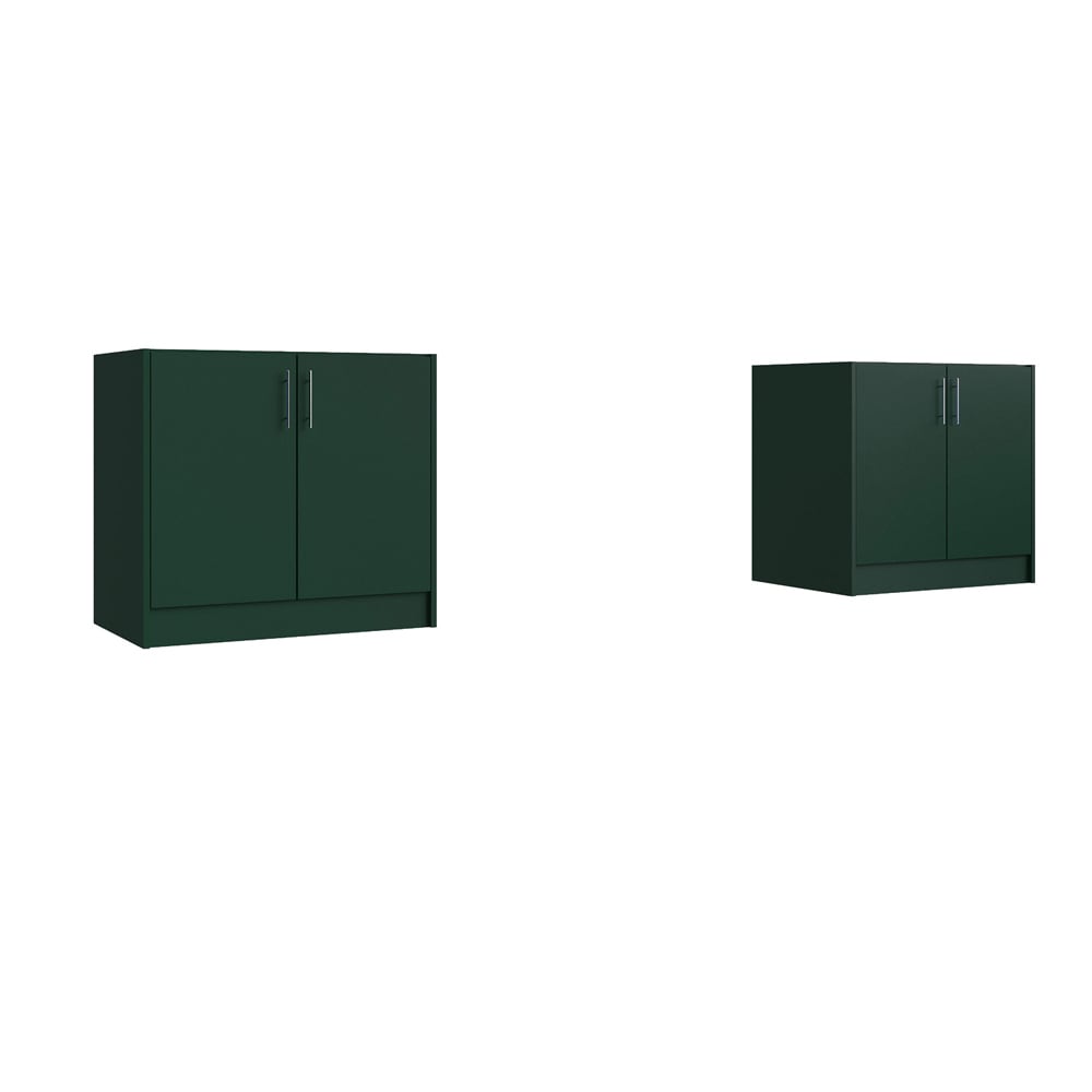 WeatherStrong WSE72WC-MEG Miami 3 -Piece 73.25-in W x 25.5-in D x 34.5-in H Modular Outdoor Kitchen Set