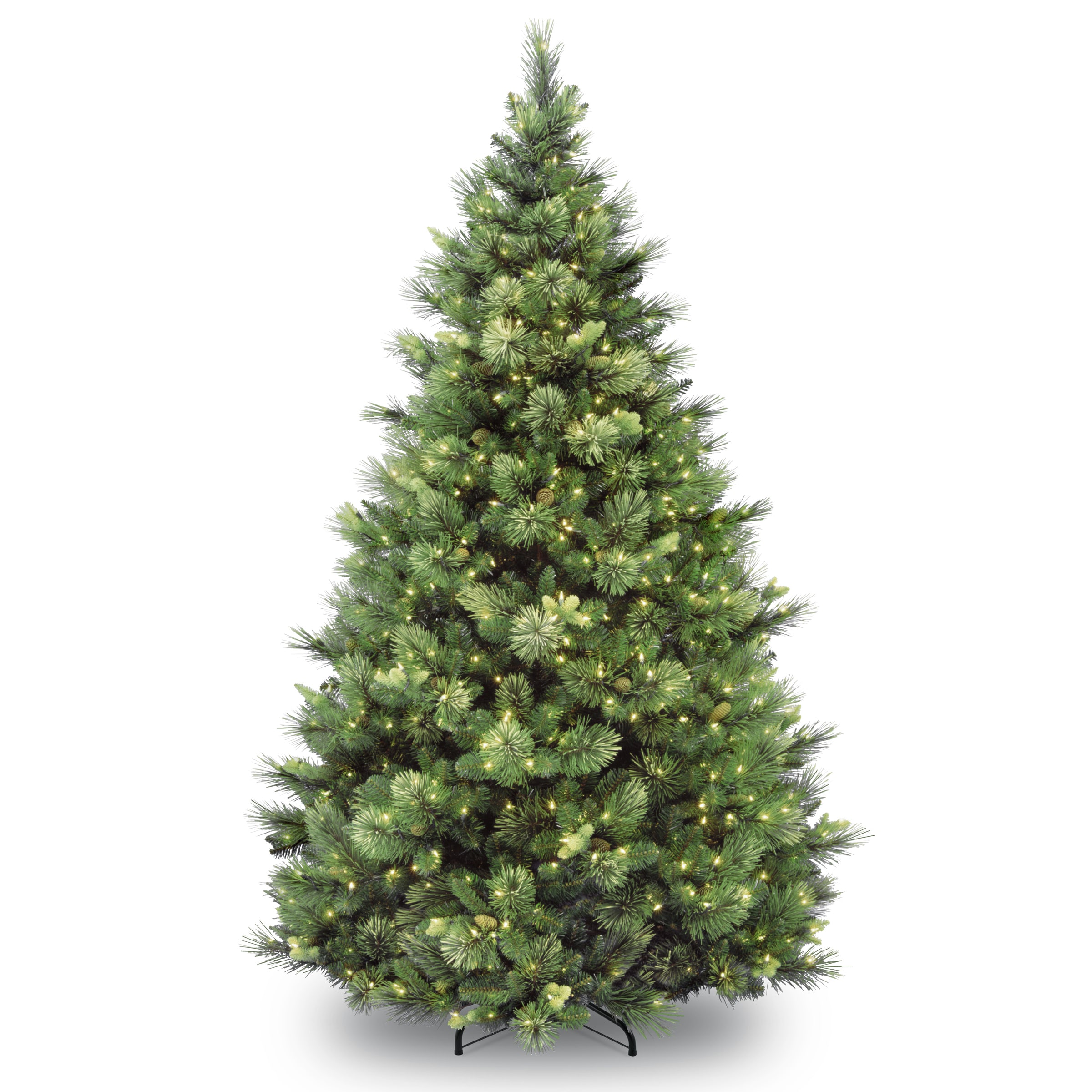 National Tree Company CAP3-306-90 9-Feet Carolina pine Pre-lit Artificial Christmas Tree with Clear Incandescent Lights