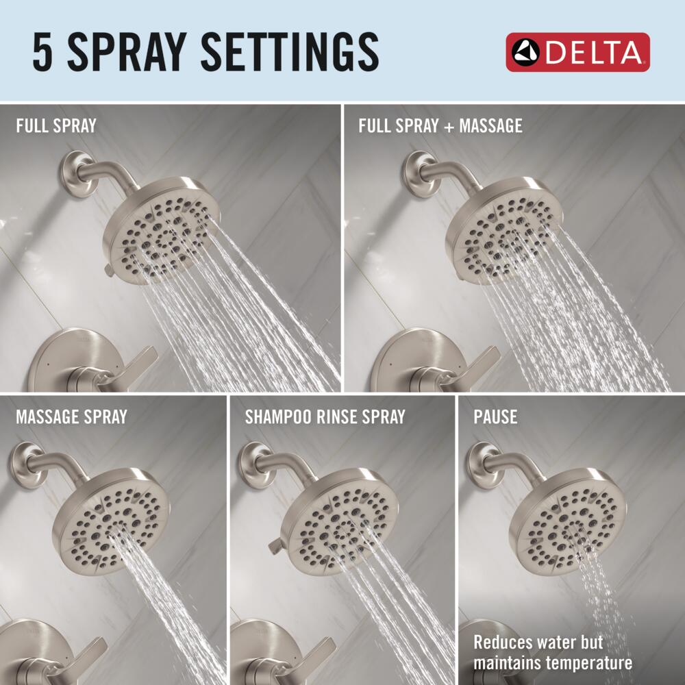Delta T14462-SS Tub-Shower-Faucets - View #5