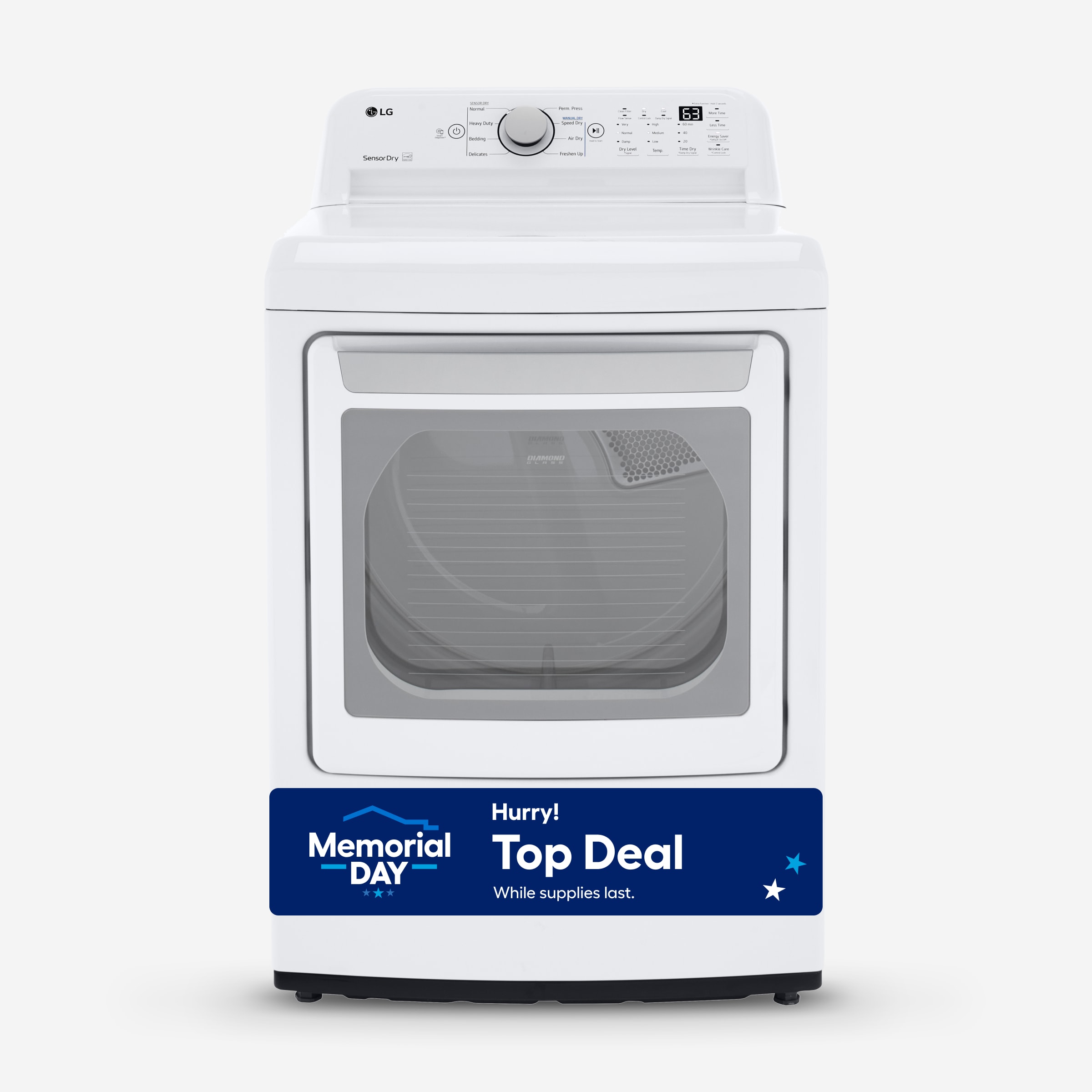 LG DLG7151W 7.3-cu ft Vented Gas Dryer ( White ) Energy Star Certified