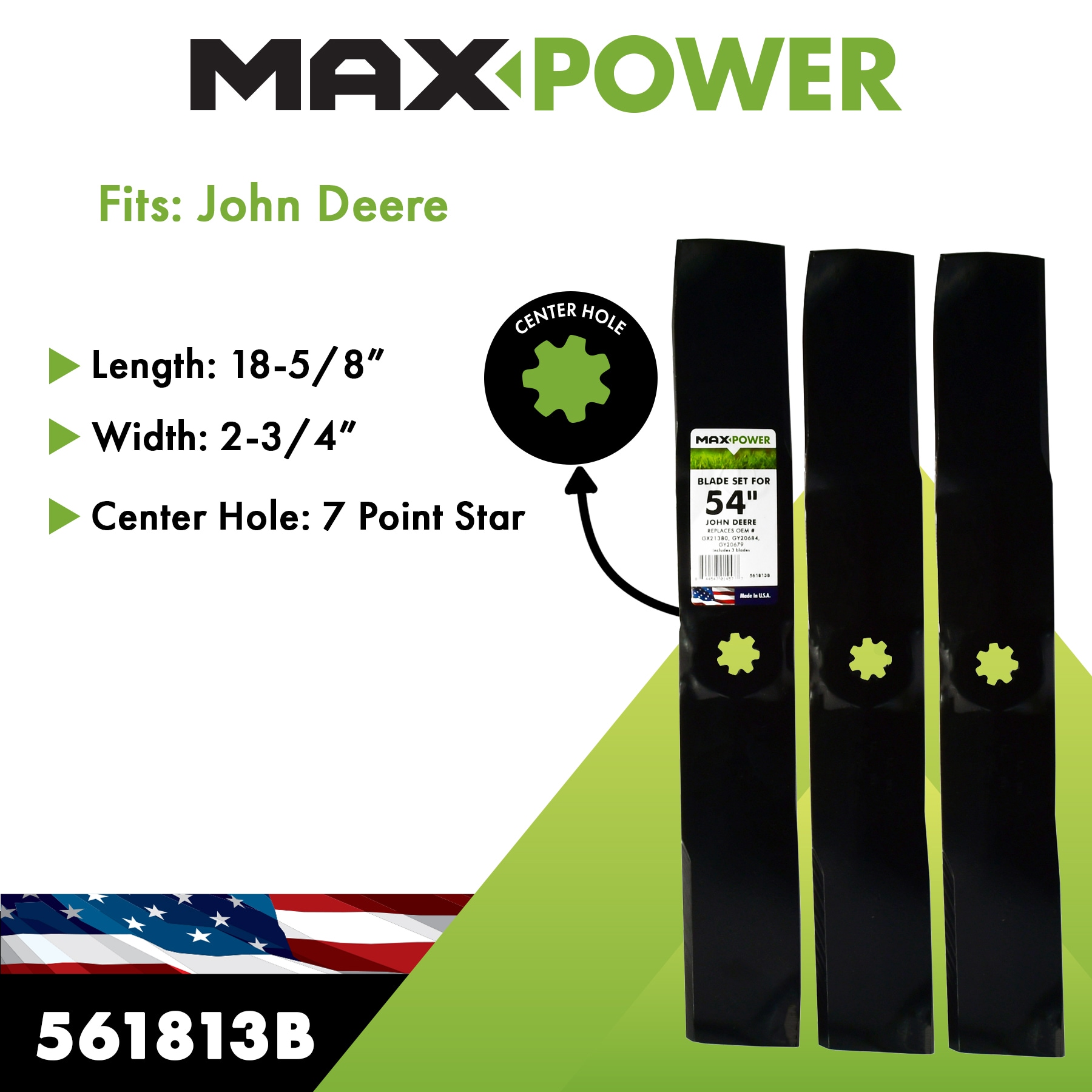 MaxPower 561813B Ope-Mower-Blades - View #2