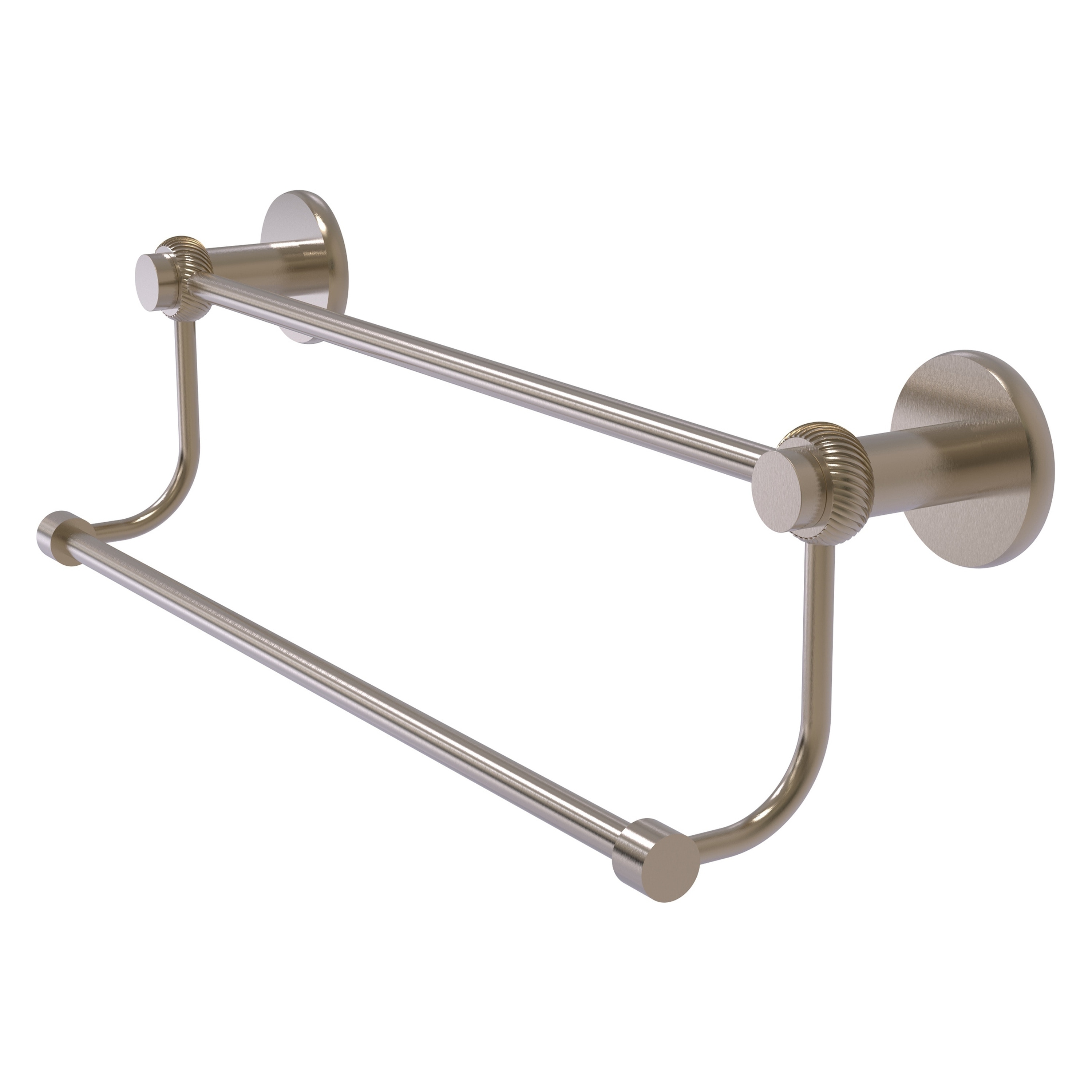 Allied Brass 9072T/36-PEW Mercury 36-in double Antique Pewter Wall mount Double Towel Bar
