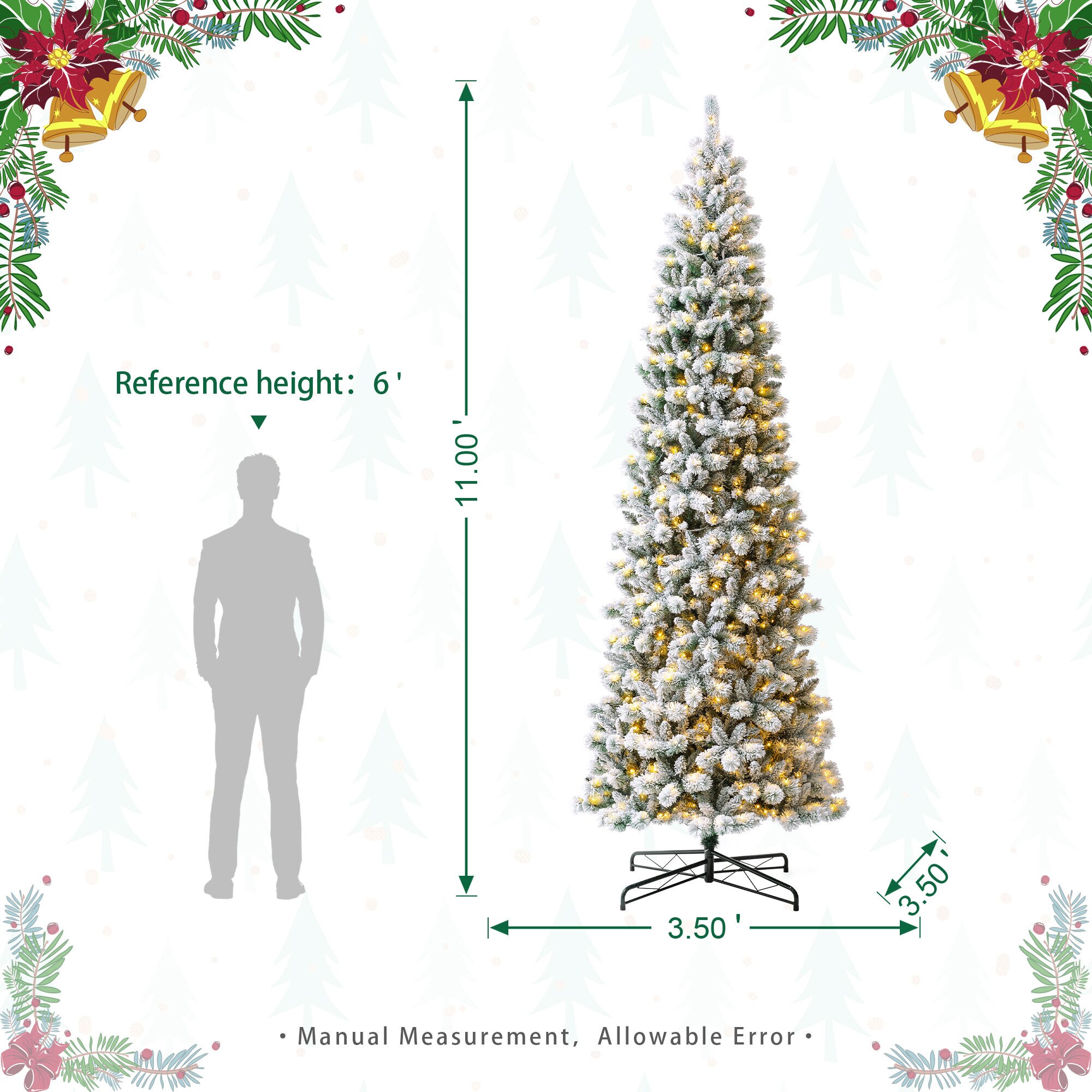 Glitzhome 2014600137 Artificial-Christmas-Trees - View #12
