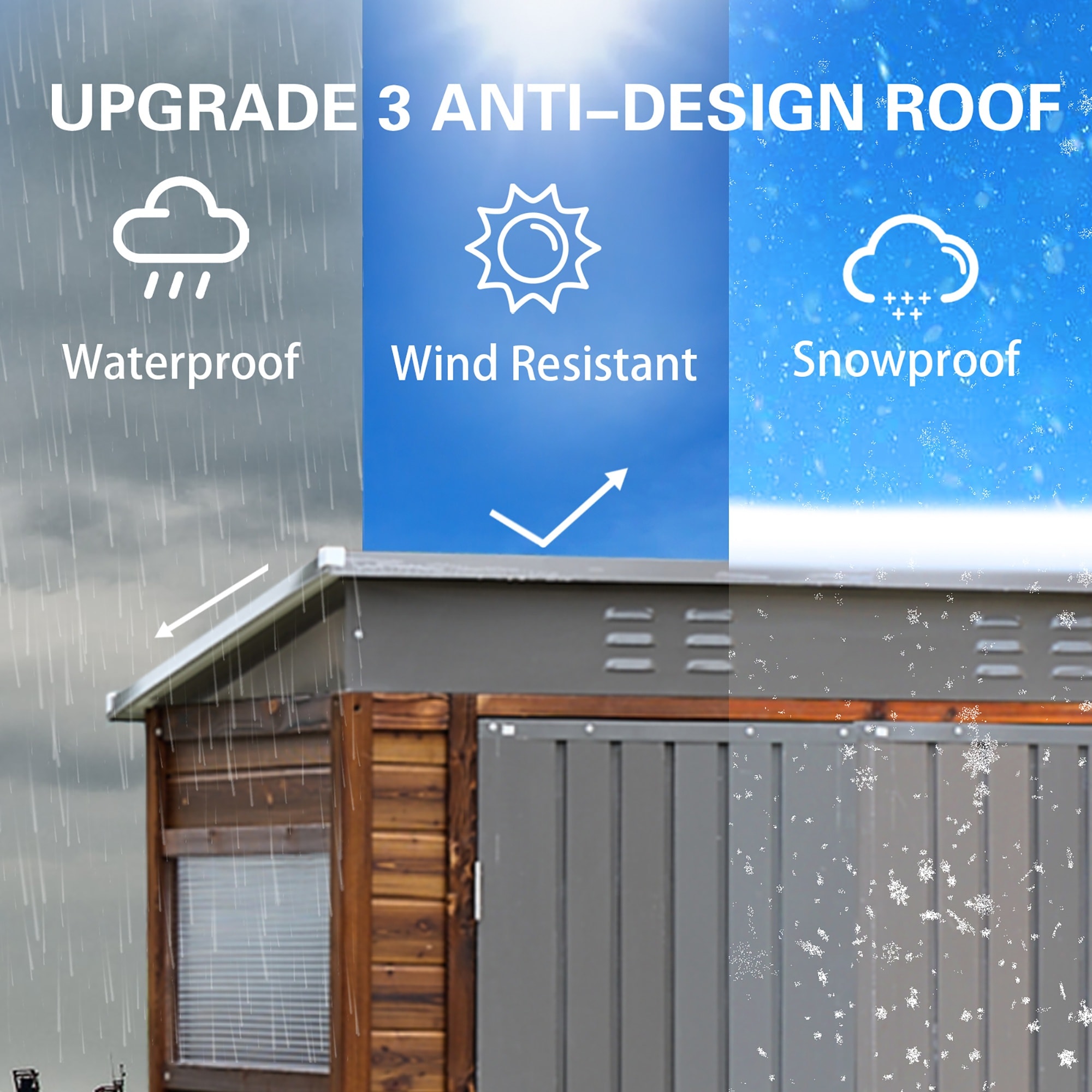 Wooakway FXLS0607-605C08 Wood-Storage-Buildings - View #10