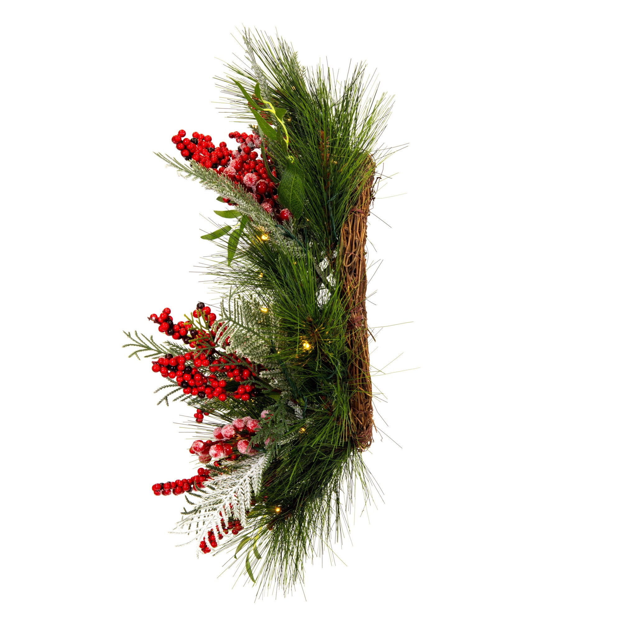 Vickerman G213025BOLED Artificial-Christmas-Wreaths - View #4