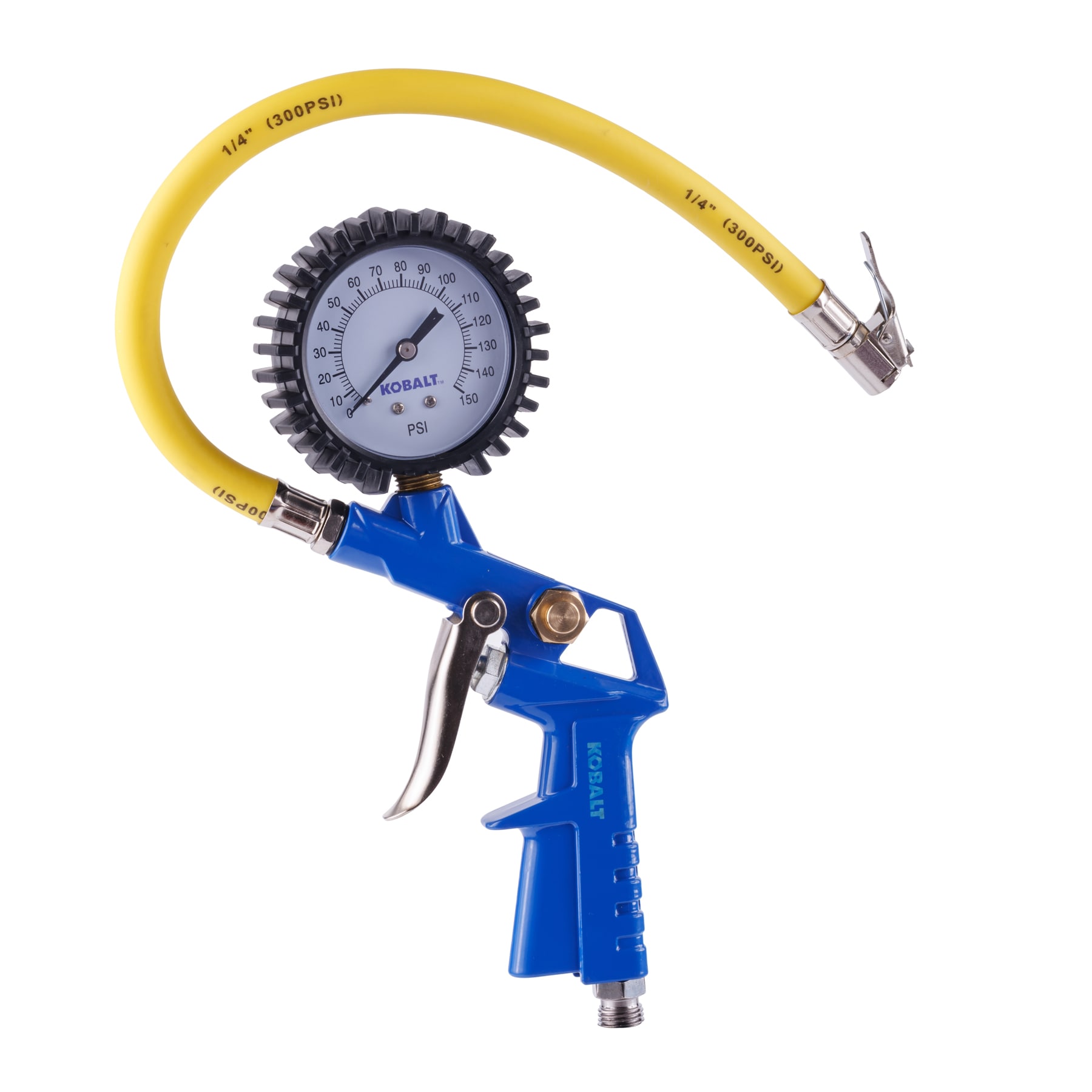 Tire Inflator with Pressure Gauge and Longer Hose - Most Accurate, Heavy
