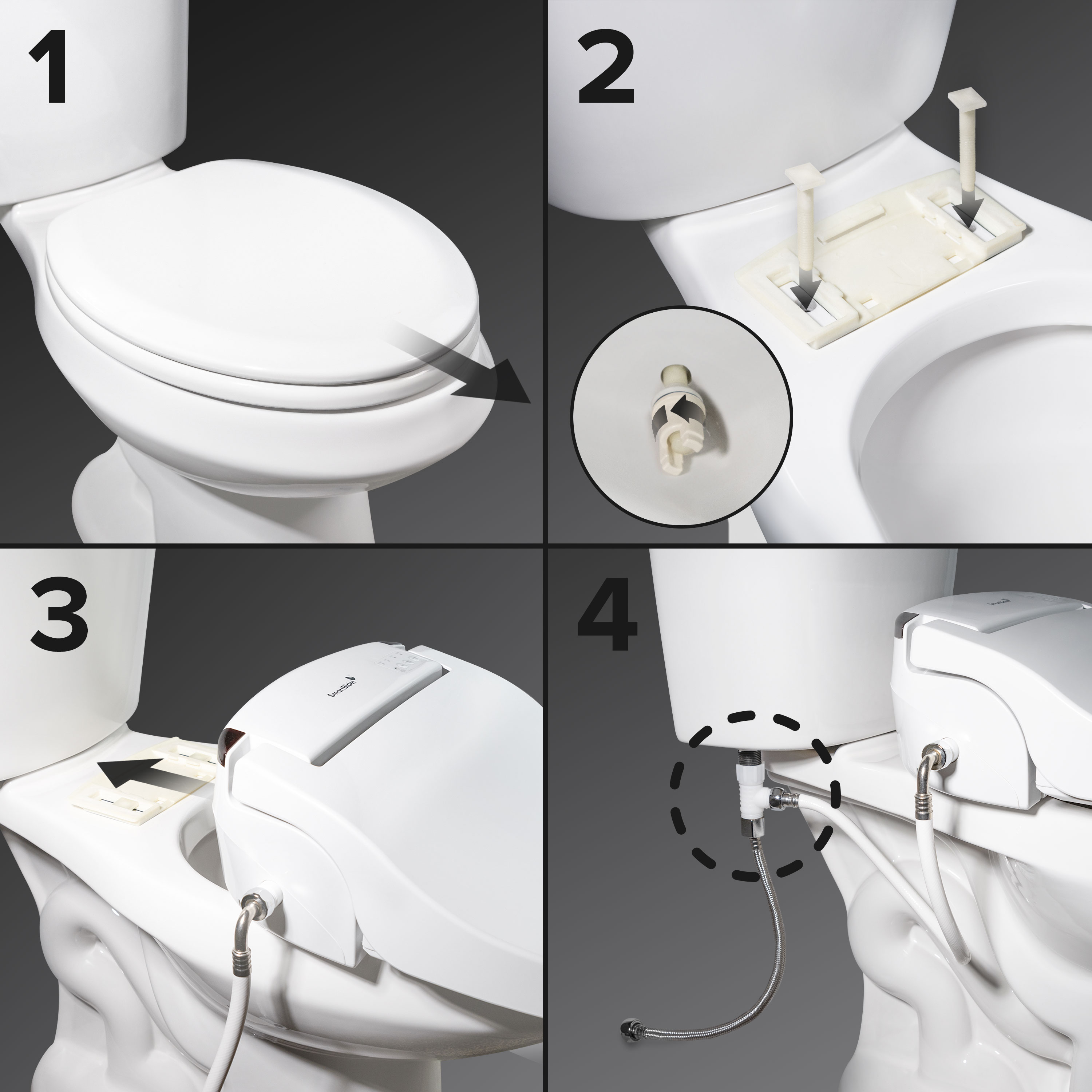 SmartBidet SB-2400ER Bidet-Toilet-Seats - View #9