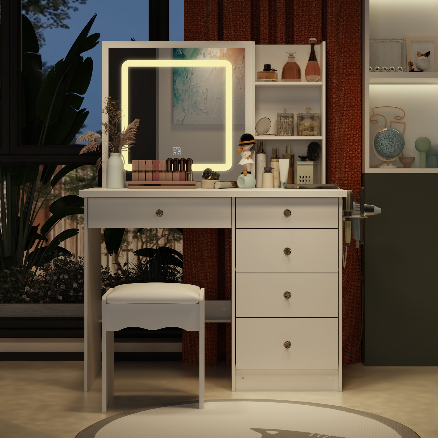 FUFU&GAGA KF210218-02 Bedroom-Vanities - View #4