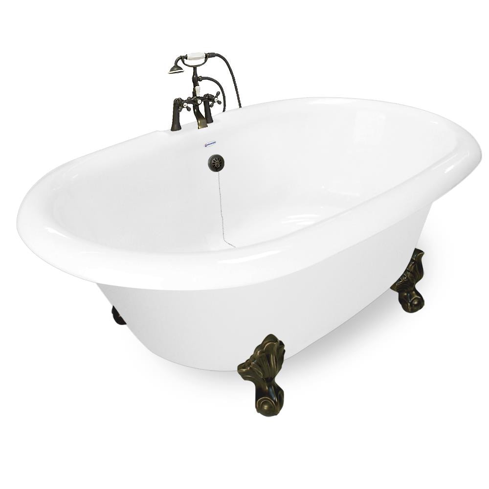 Acrylic Clawfoot Bathtubs At Lowes Com   03965289 