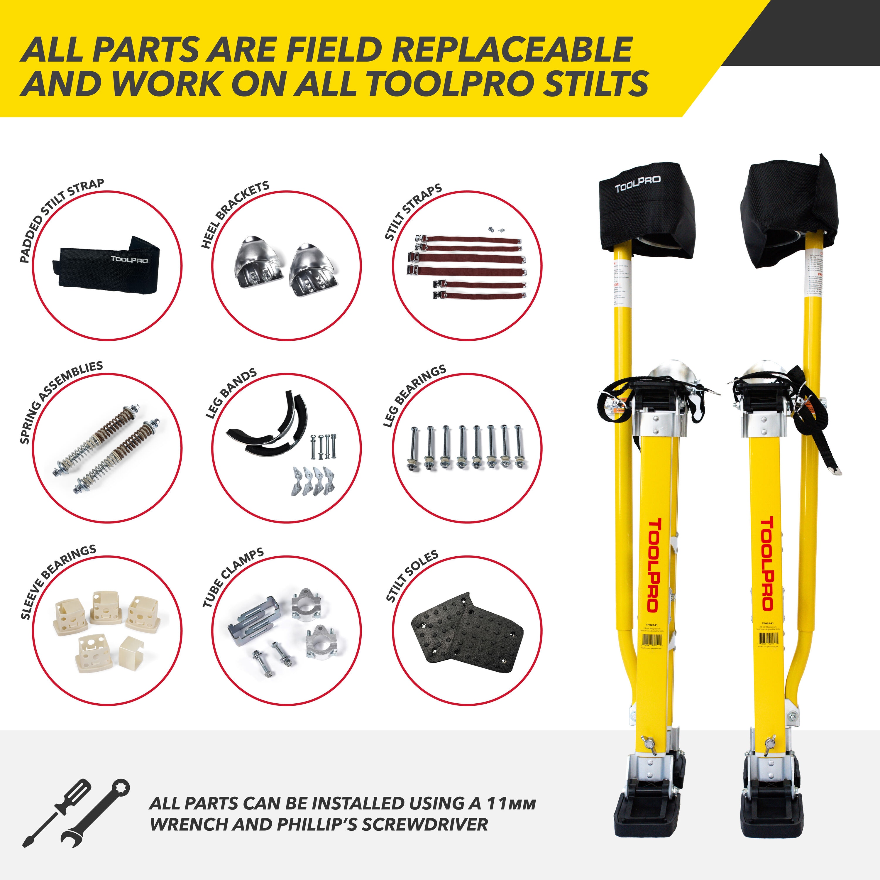 ToolPro TP02441 Drywall-Stilts - View #4