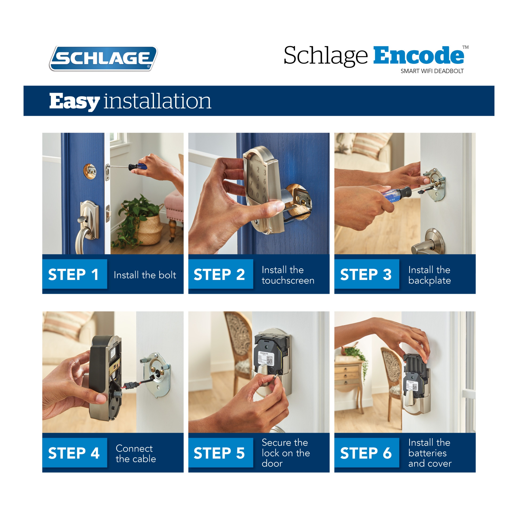 Schlage BE489WB V CEN 619 Electronic-Door-Locks - View #11