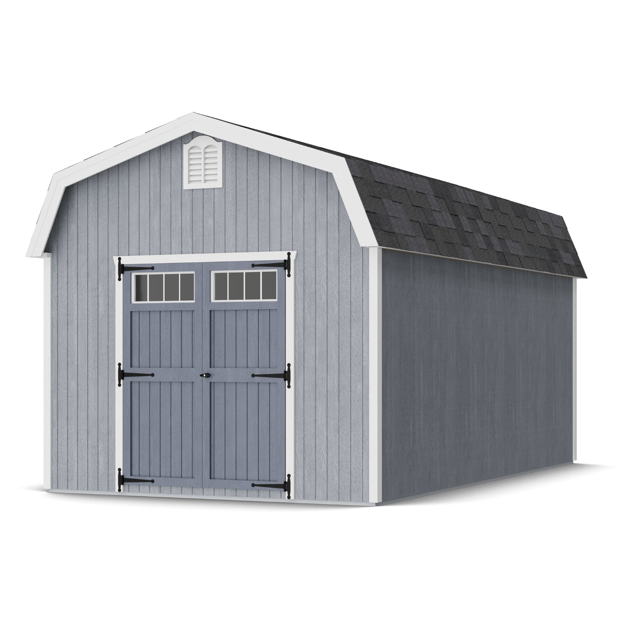 Little Cottage Co 10X18 WBCGS-PC Colonial Woodbury 10-ft x 18-ft Gambrel Style Wood Outdoor Storage Shed with 2 Doors