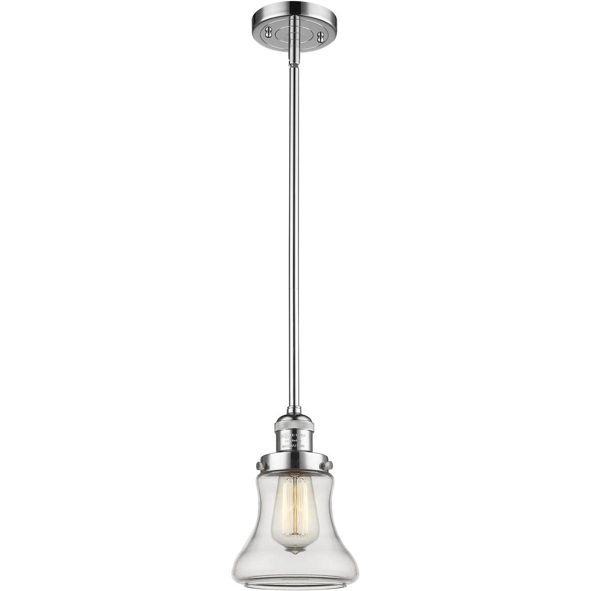 Innovations Lighting 1425645 201S-PC-G192-LED Franklin Restoration Bellmont Mini Pendant