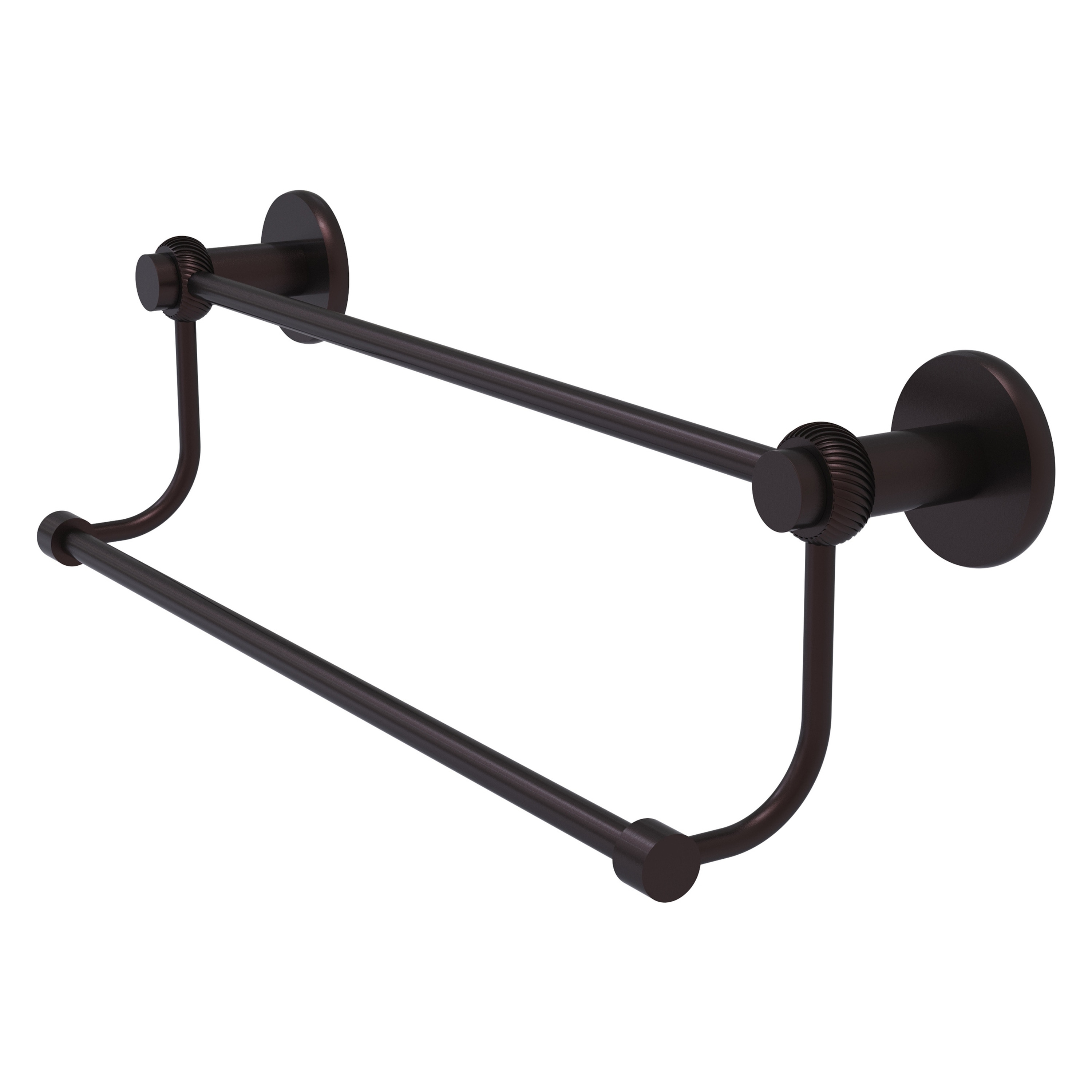 Allied Brass 9072T/30-ABZ Mercury 30-in double Antique Bronze Wall mount Double Towel Bar
