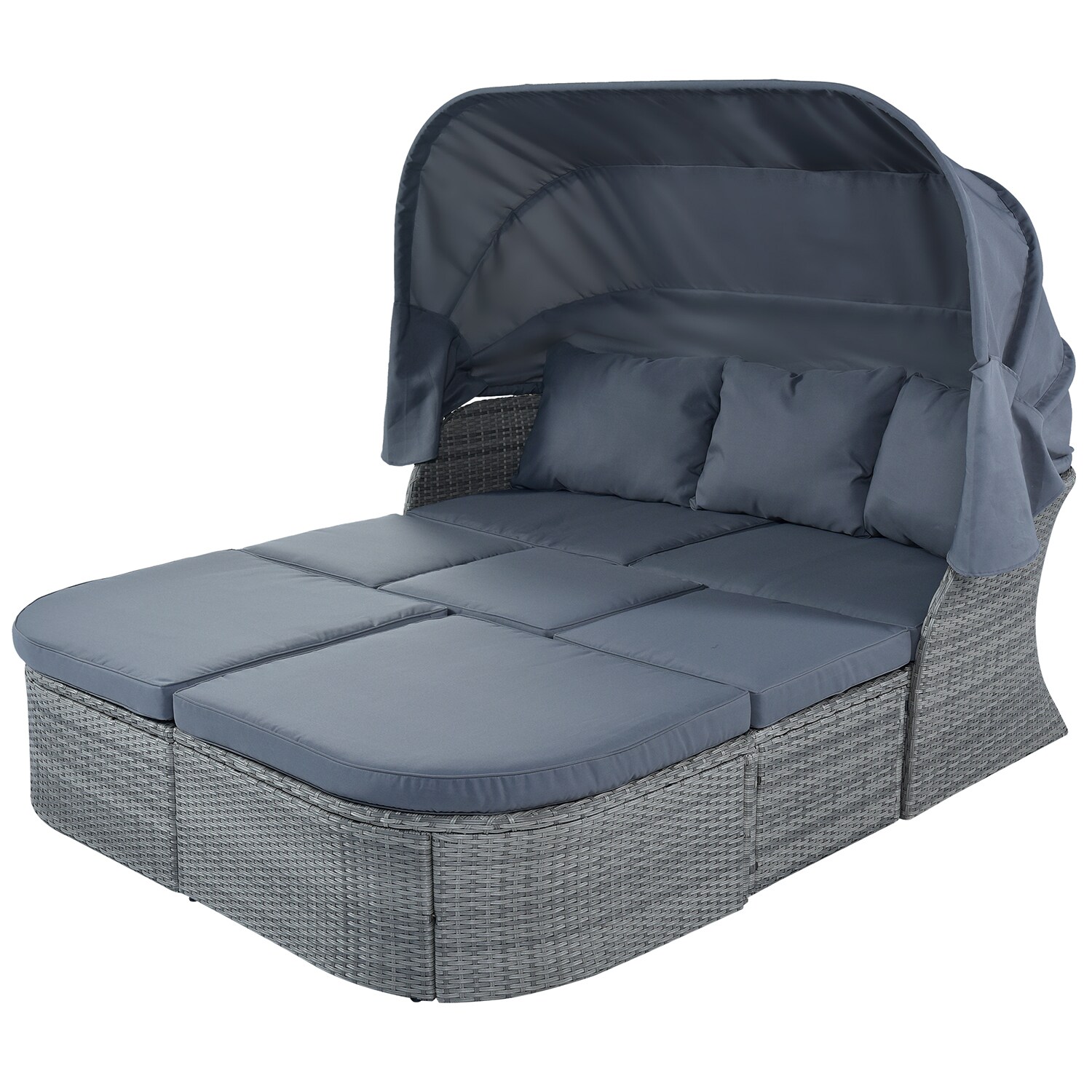 SINOFURN SYA020342GY Patio-Sofas-Daybeds - View #20