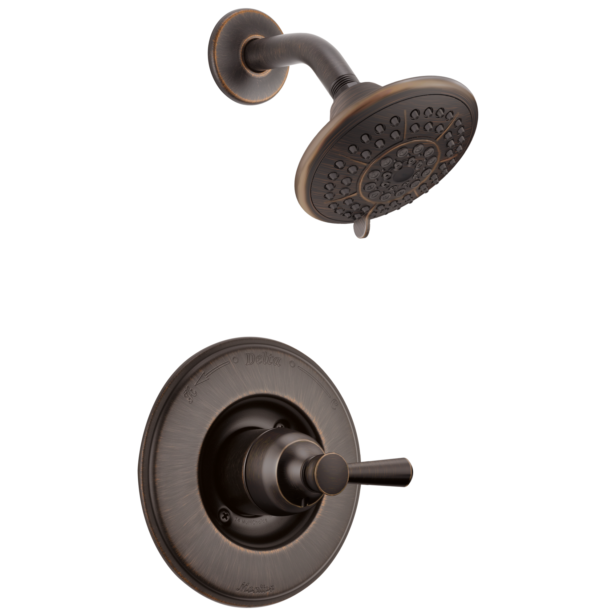 Delta Linden Venetian Bronze 1 Handle Multi Function Round Shower   66049926 