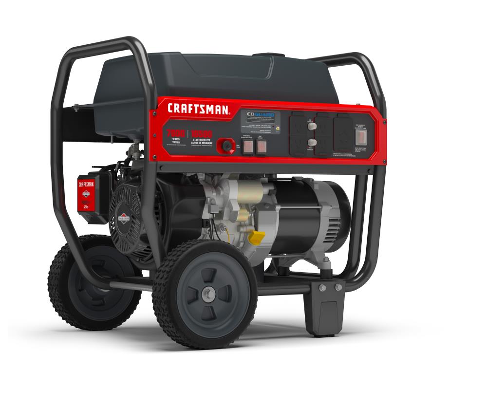 CRAFTSMAN CMXGGAS030812 6500-Watt Gasoline Portable Generator at Lowes.com