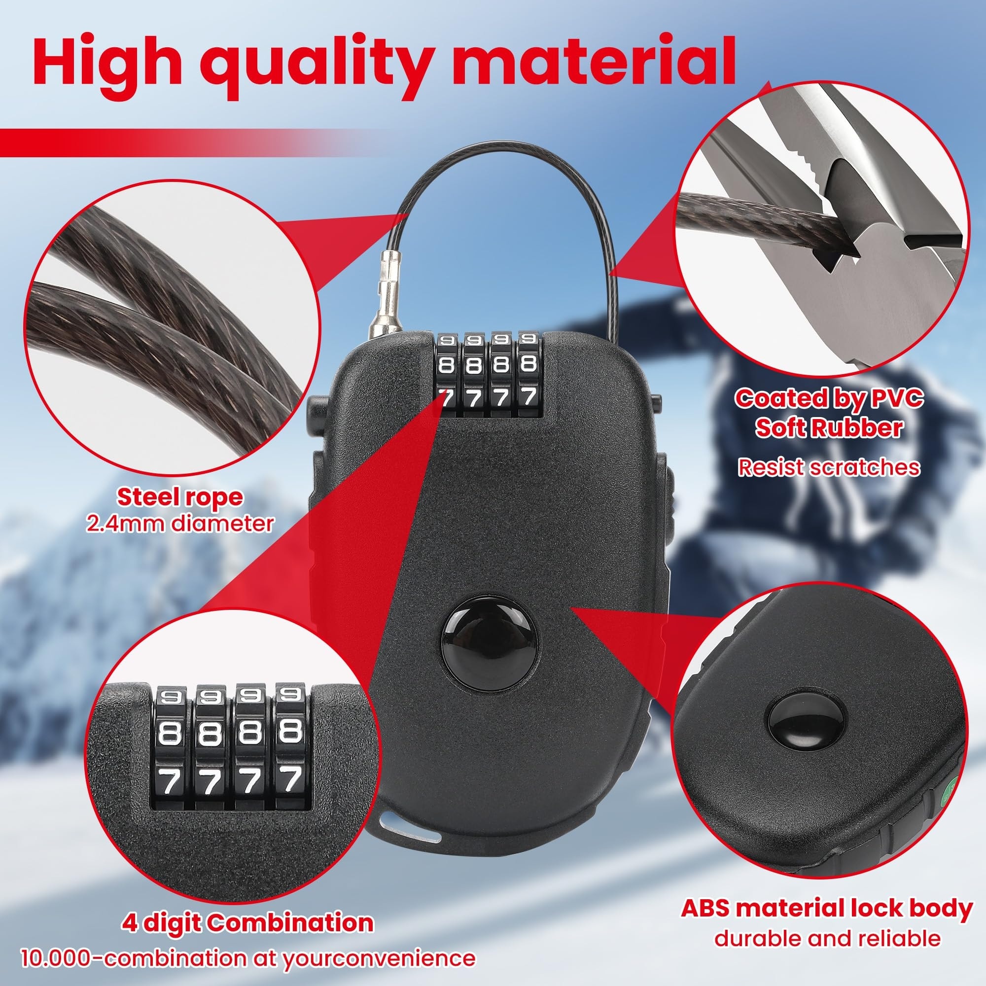Phyfalip LPF0604P091 Padlocks-Locks-Cables - View #6