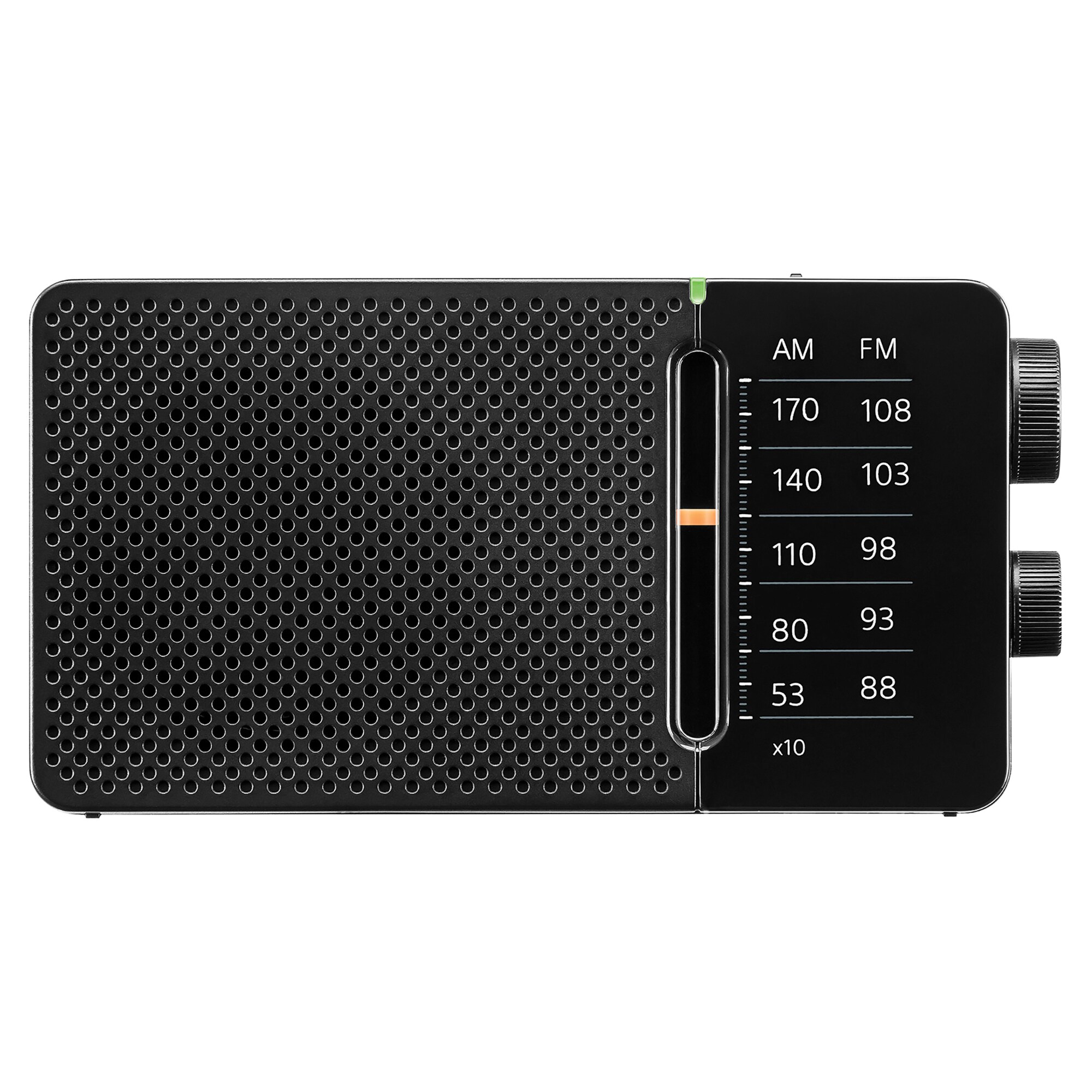 Sangean Black AM/FM Pocket Radio - Portable Digital Boombox with Telescopic  FM Antenna & Headphone Jack - Battery-Operated Radio in the Boomboxes &  Radios department at