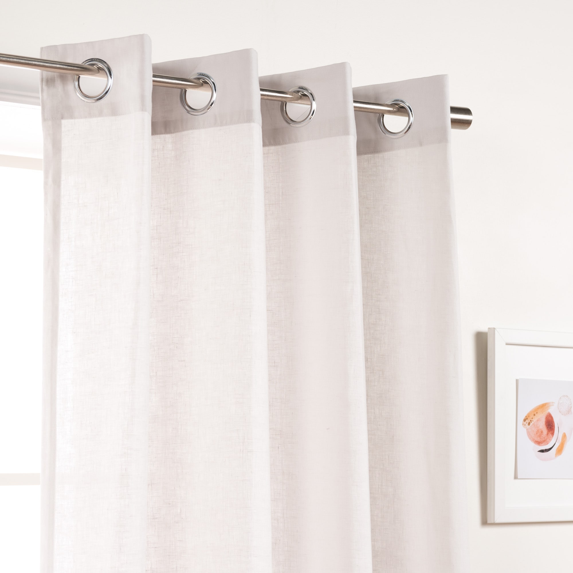 Best Home Fashion YK-03-GS-LN-96-LT.GR curtains - View #3