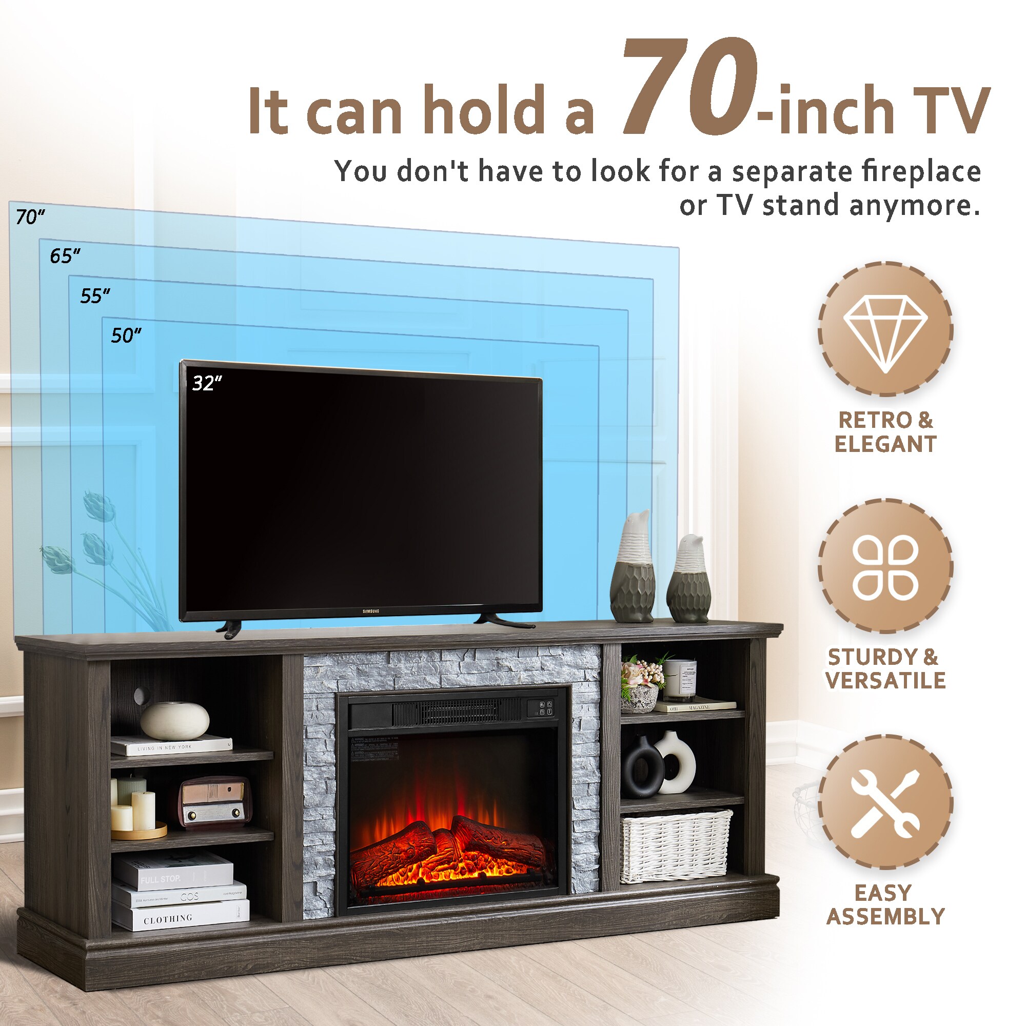 Sunrinx MG8-FP-12 Electric-Fireplaces - View #6