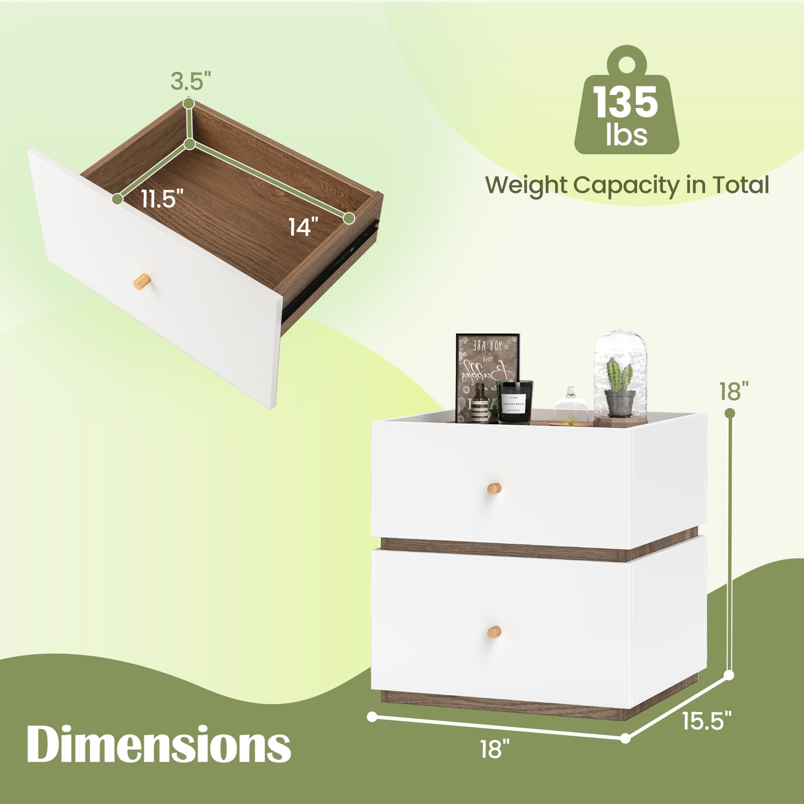 Slickblue D-CO-71901UH nightstands - View #3