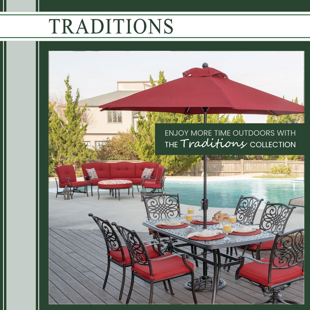 Hanover TRADDNSD7PCSW6-BE Patio-Dining-Sets - View #6