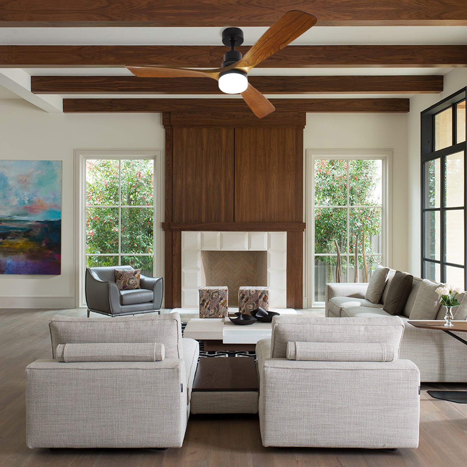 ExBrite LWYFZPFL5202BR Ceiling-Fans - View #8