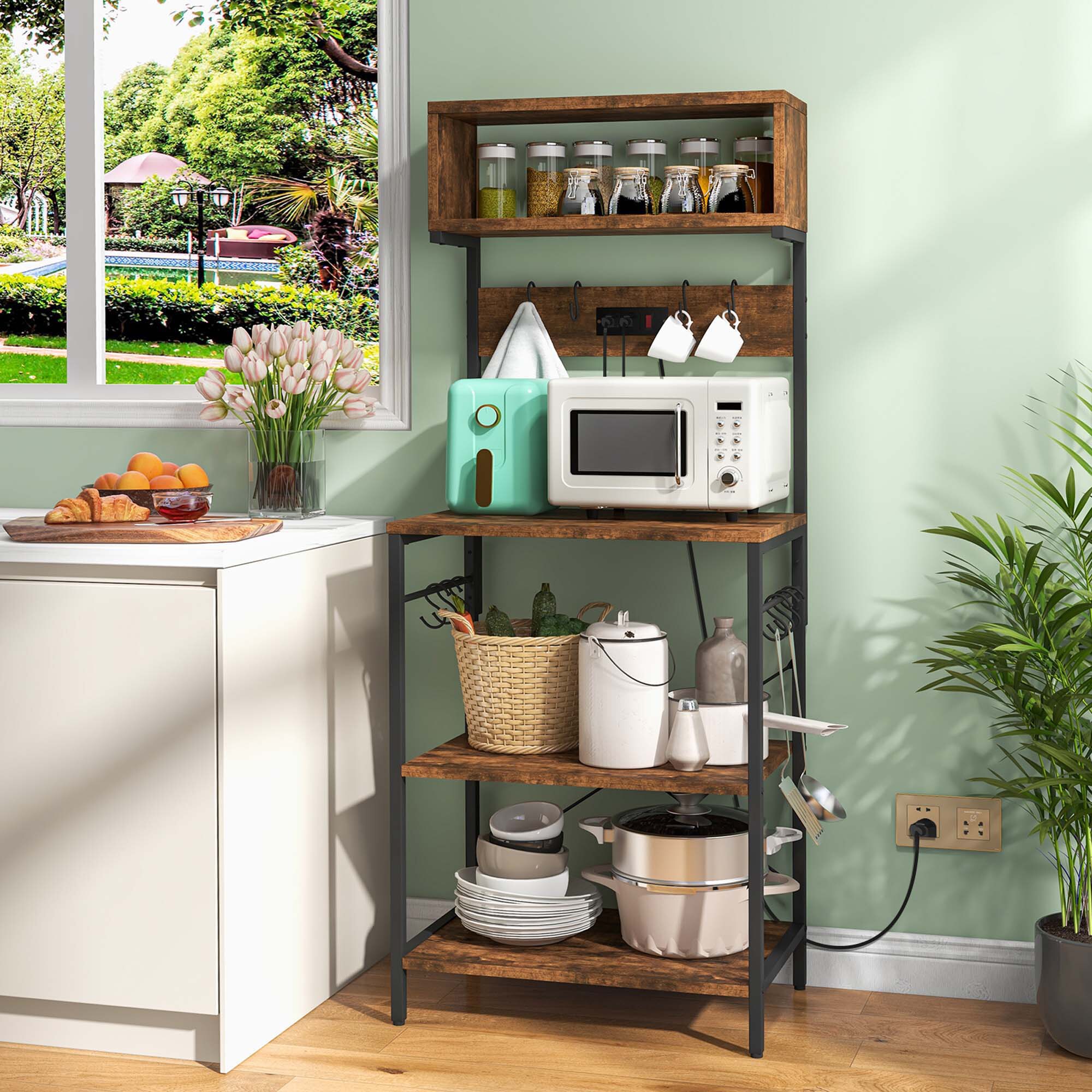Goplus LWS00484 Dining-Kitchen-Storarge - View #8