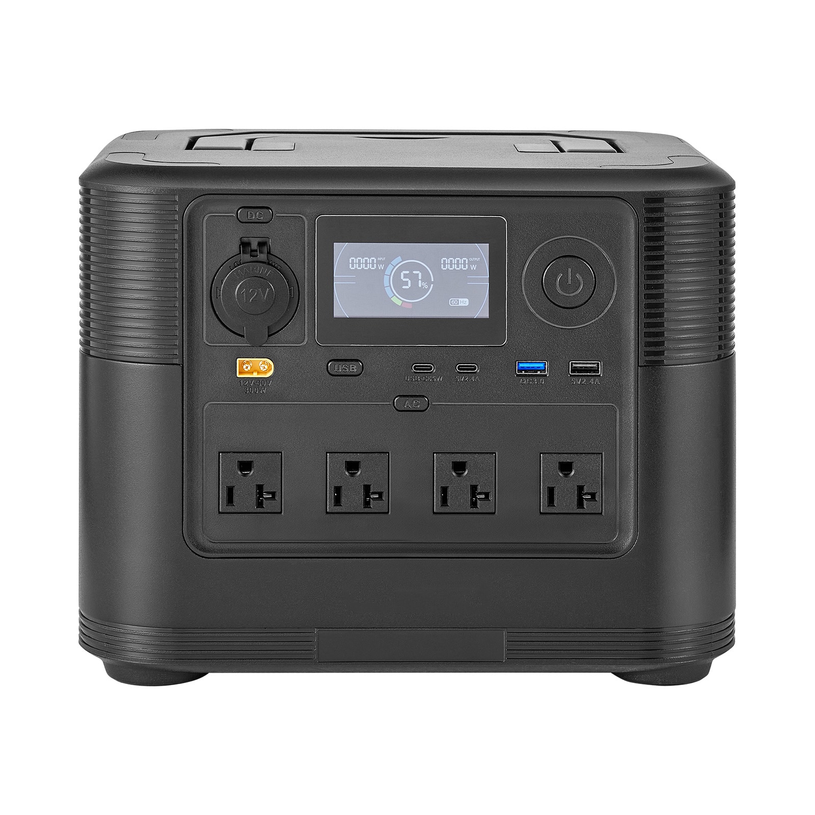 VEVOR Portable Power Station 1800W Solar Generator Power Station 1008Wh LiFePO4 Battery Backup with 9 Output Ports for for Home Emergency Outdoor Camping RV Travel (Solar Panel NOT Included) #SCDXCNDYWTYN17650V1