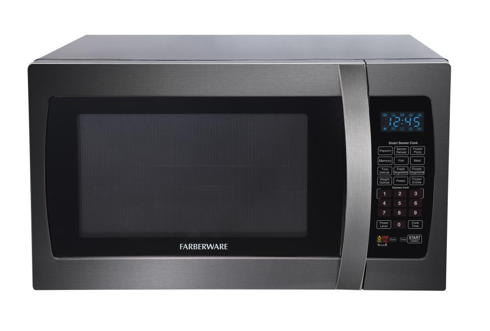 Farberware Countertop Microwave FMO13AHTPLE 1.3-Cu-Ft 1100W Platinum  #NO1372