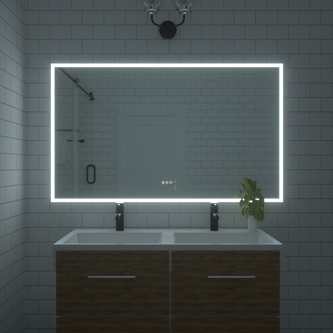 Bayfeve BFKF-6036C4-MIR Framed-Bath-Mirrors - View #14