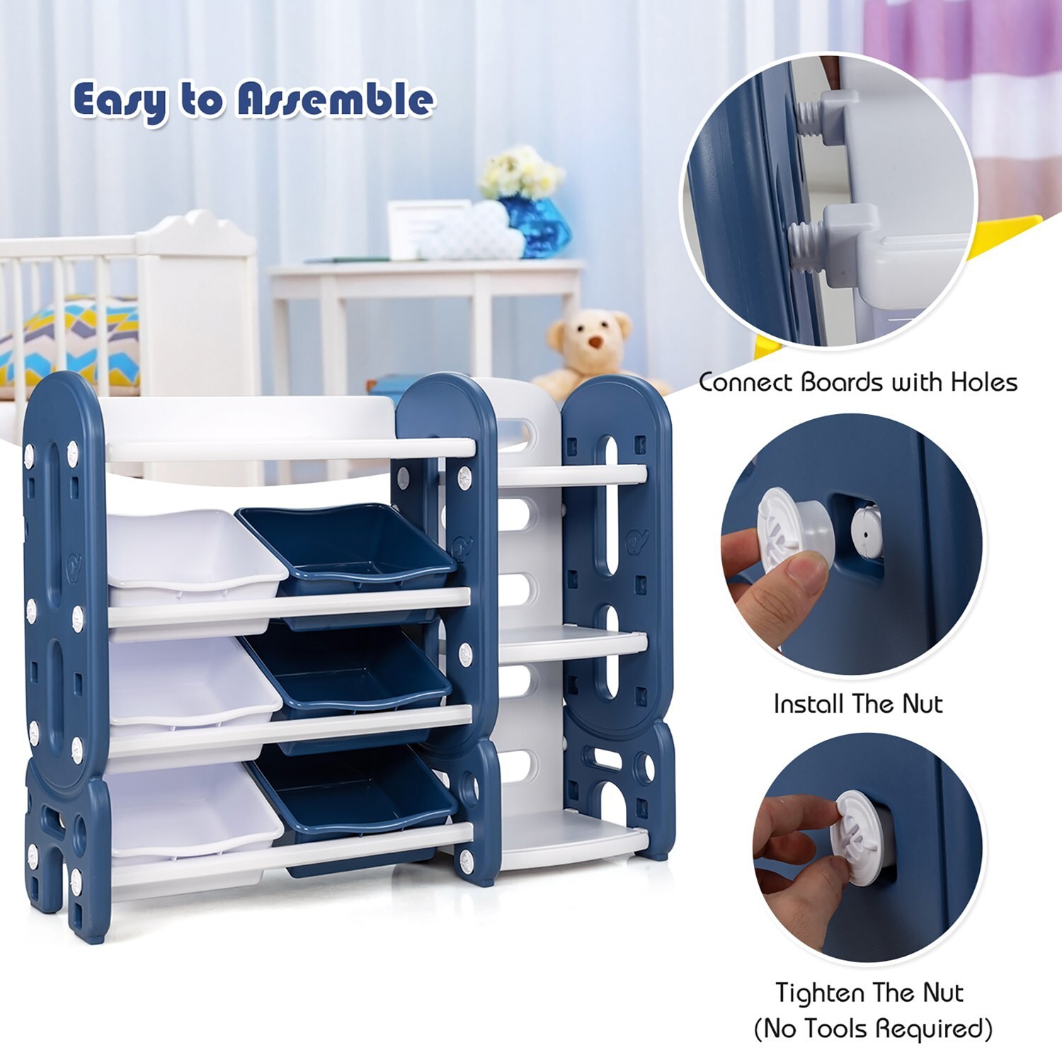 Costway CSHY001989 Kids-Bookcases - View #5
