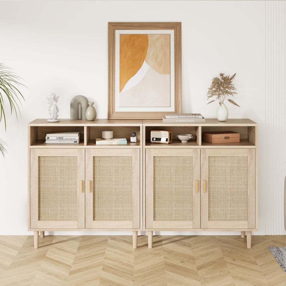 Garvee PHO-0YPYEFWT Contemporary/Modern Wood Color Sideboard
