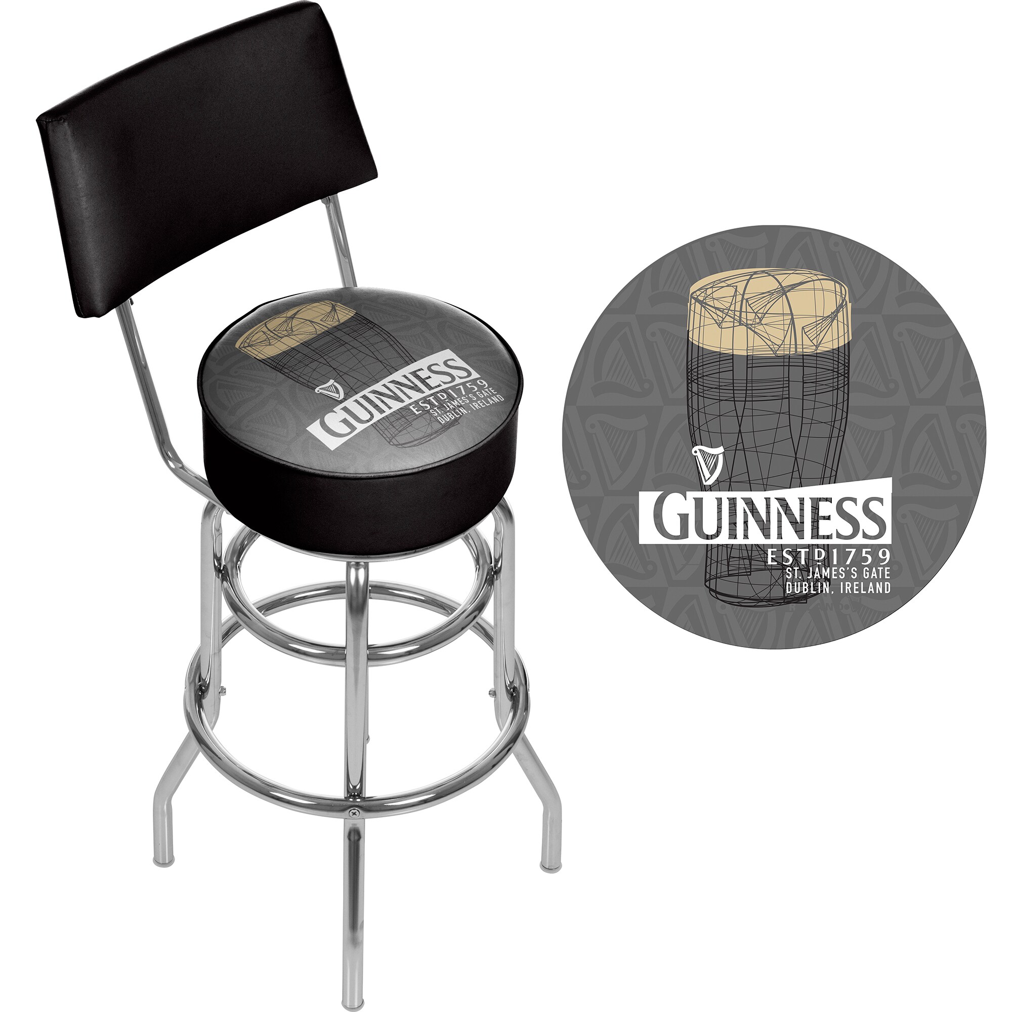 Trademark Gameroom GN1100-LN stools - View #2