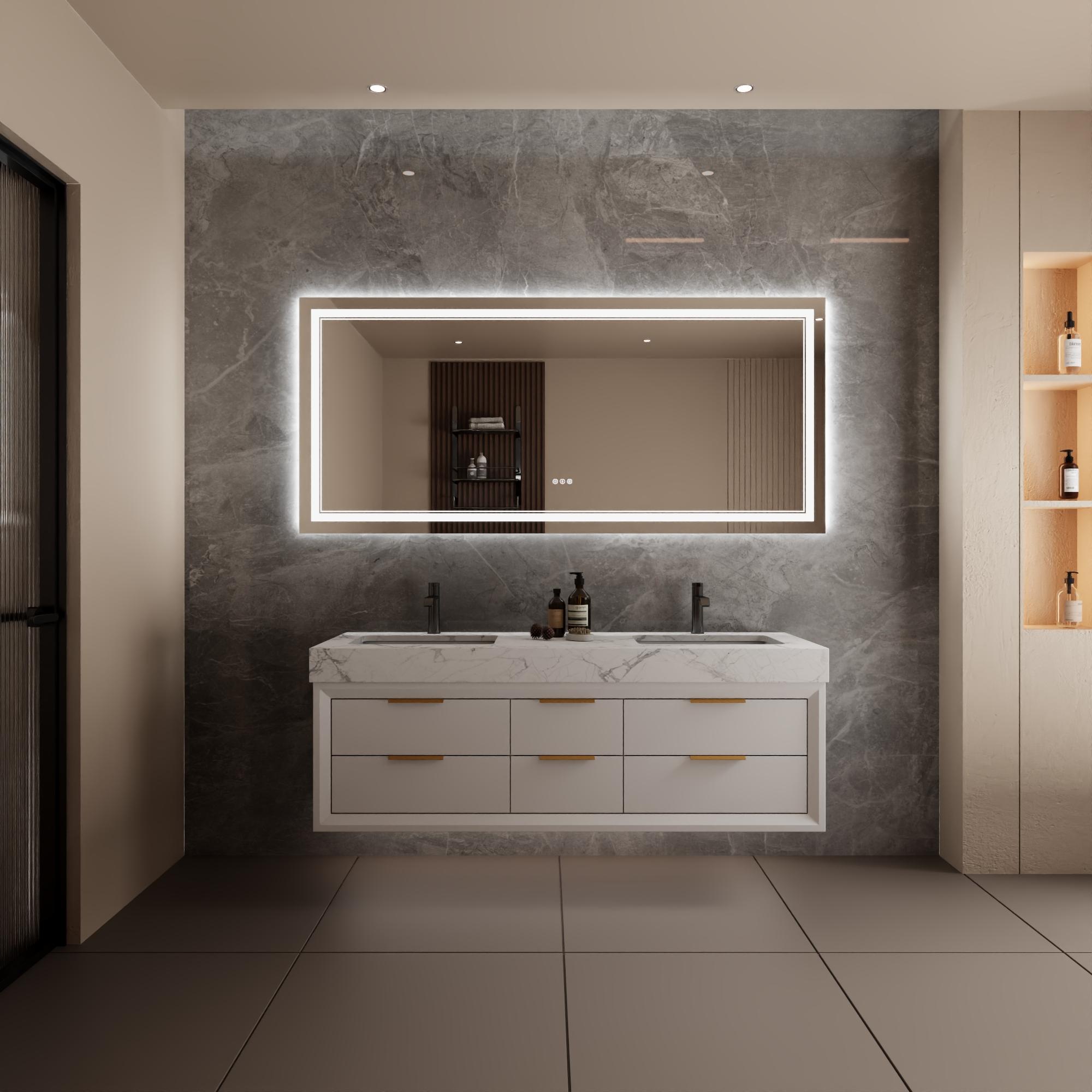 Bayfeve BFKF-3036D4-MIR Framed-Bath-Mirrors - View #4