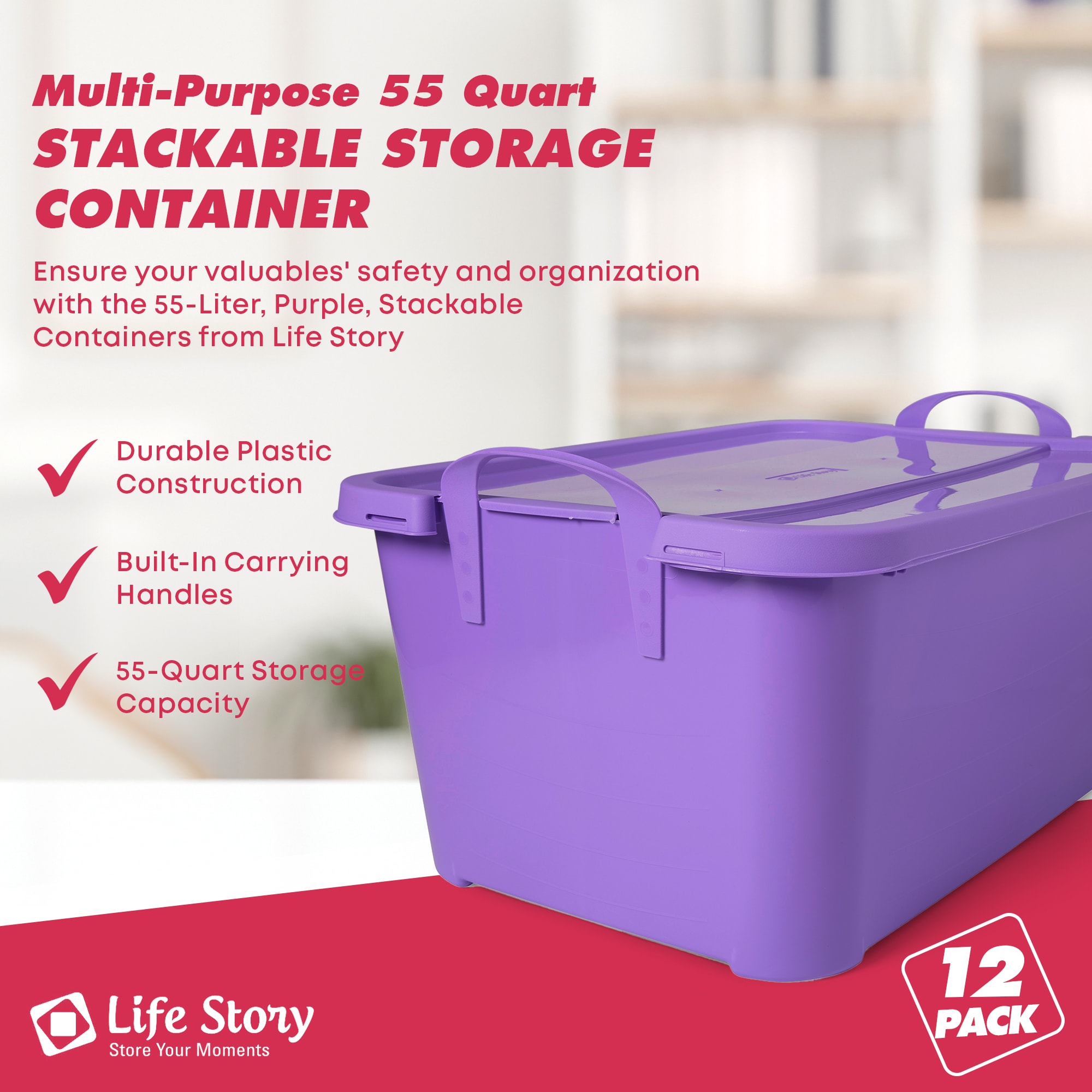 Life Story 118302 Plastic-Storage-Totes - View #2