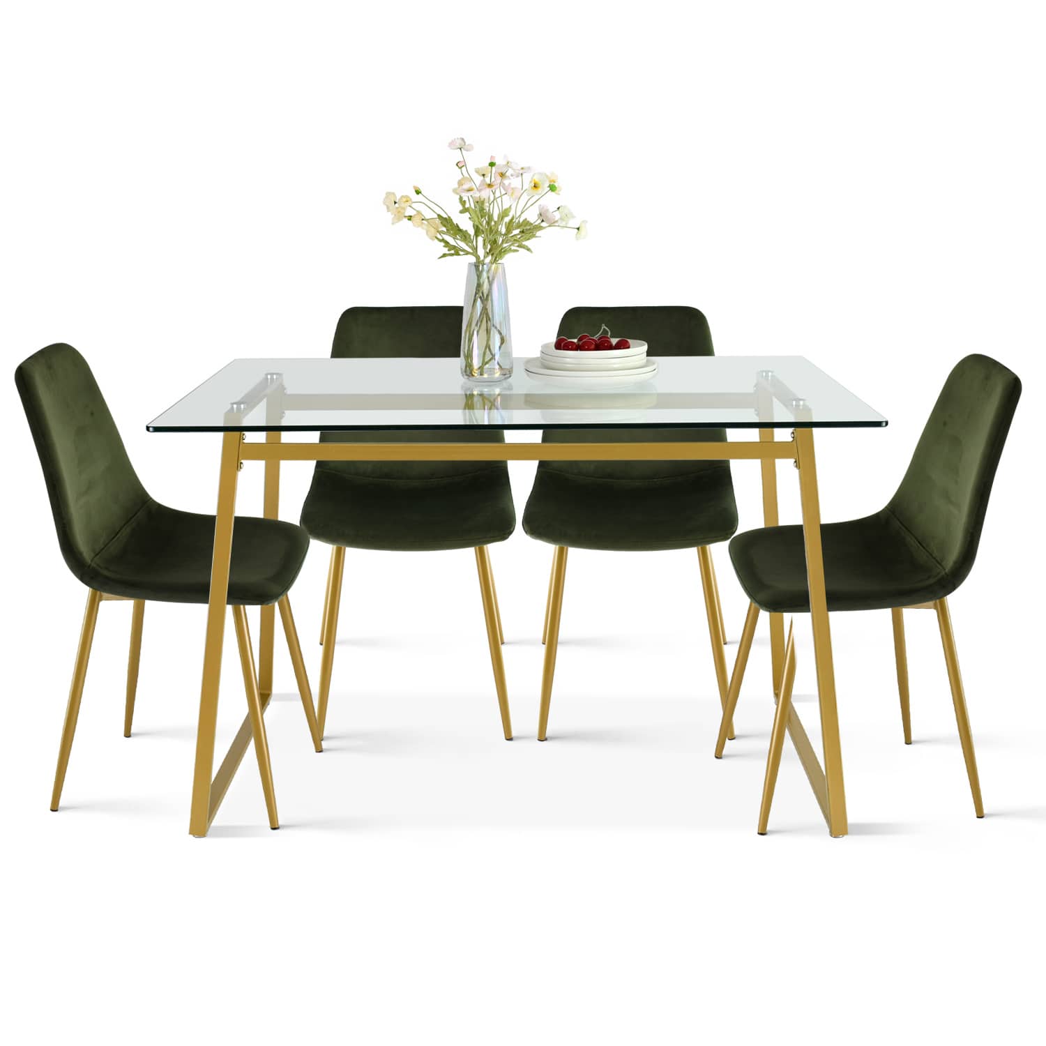 Maison Boucle MONA+BINGO-GREEN-4 Dining-Sets - View #4