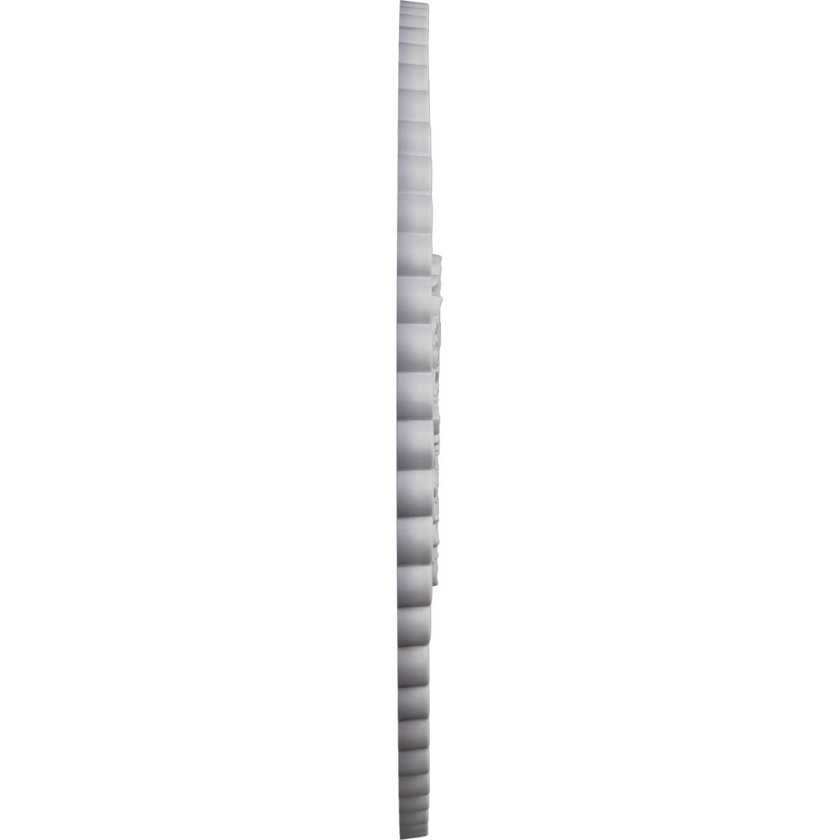 Ultra Pure White Hand-Painted Polyurethane Ceiling Medallion