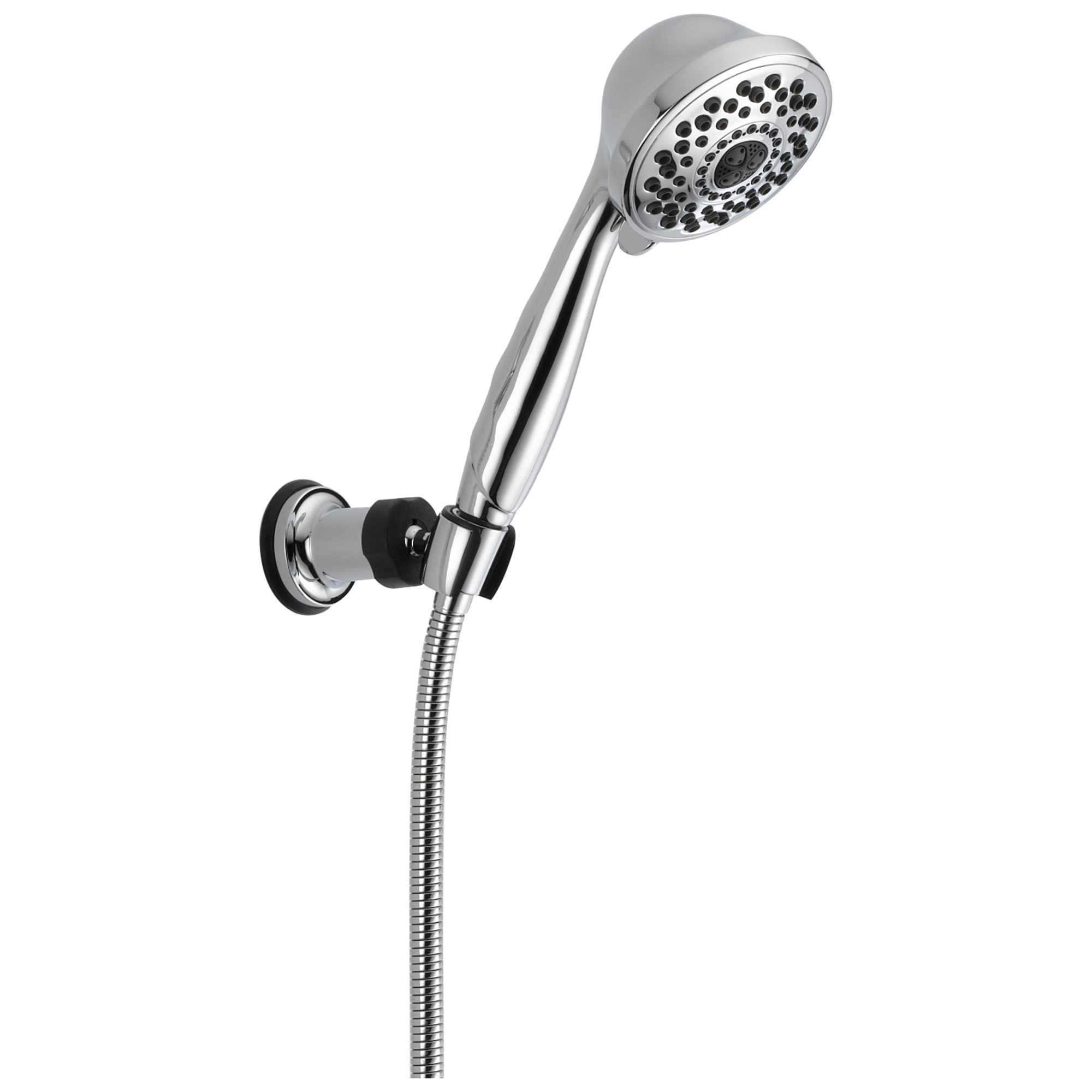 Delta 59716 Universal Showering Components 7.0 -Settings Chrome 3.81-in Round Handheld Shower Head 1.75 GPM