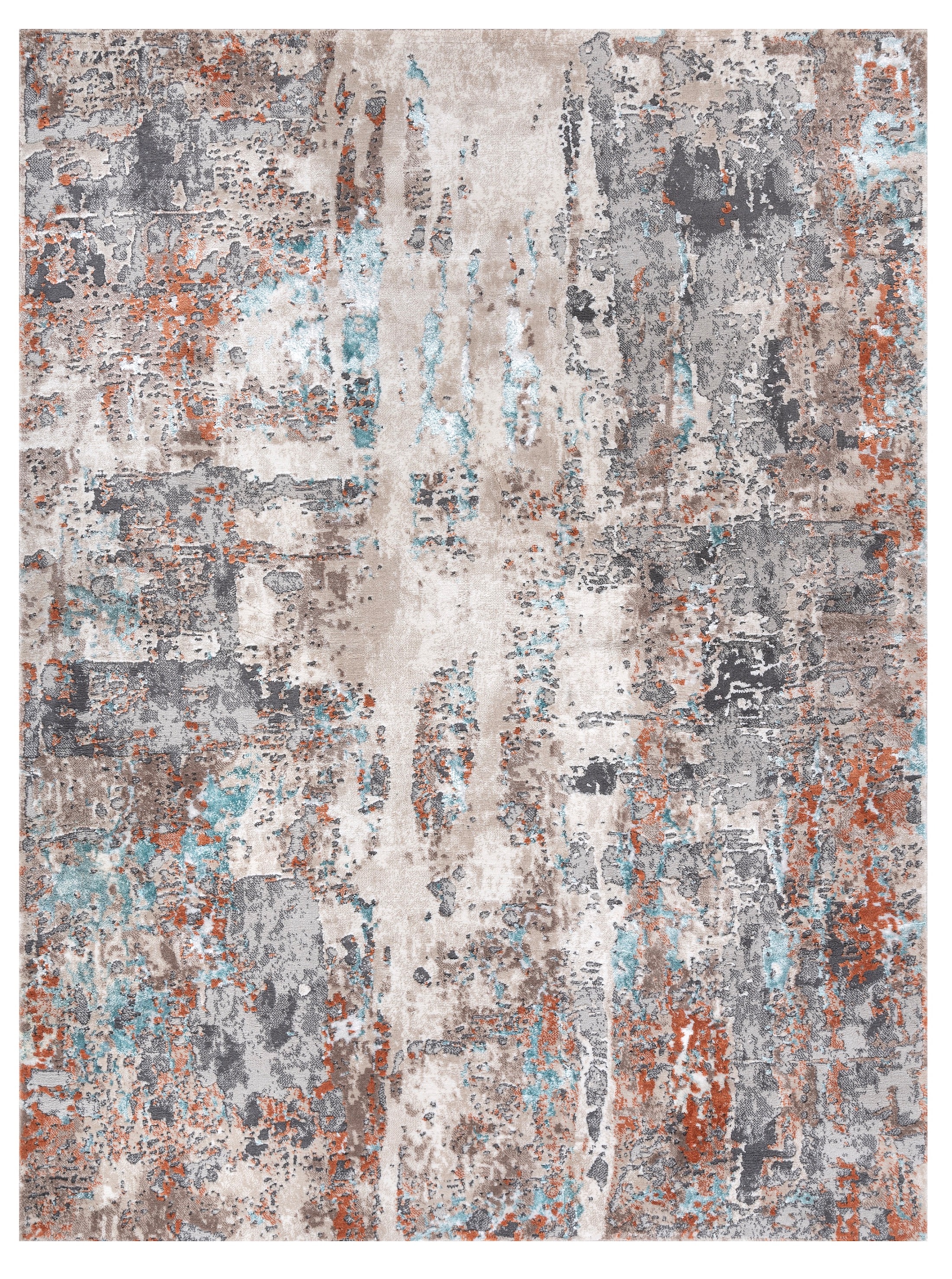MDA Rugs EC0323 Elpida 2 X 3 (ft) Dark Beige Indoor Abstract Area Rug