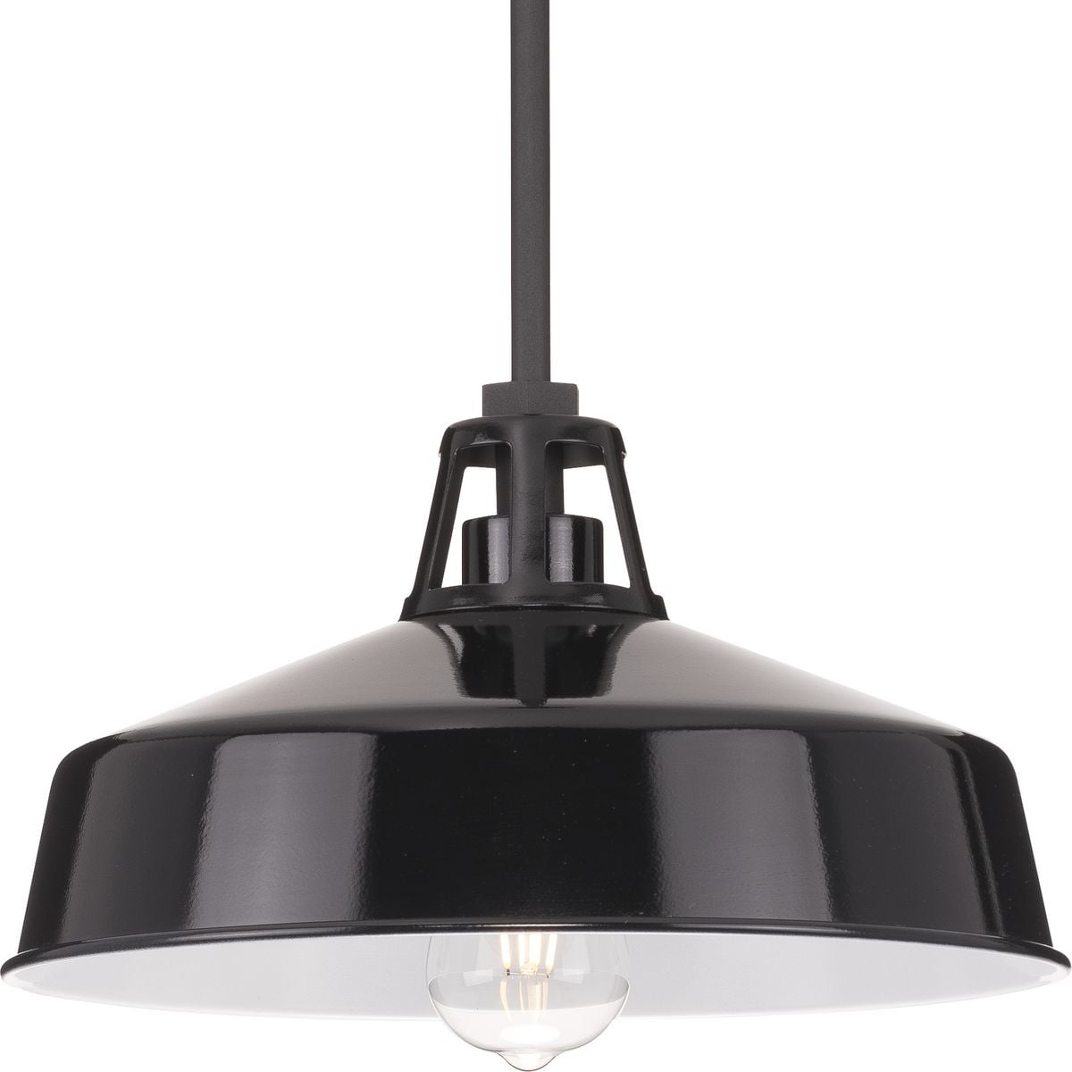 black bell pendant light