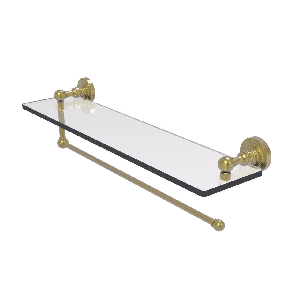 Allied Brass DT-1PT/22-SBR Dottingham Satin Brass Wall mount Bathroom Shelf ( 22-in x 5-in x 5-in )