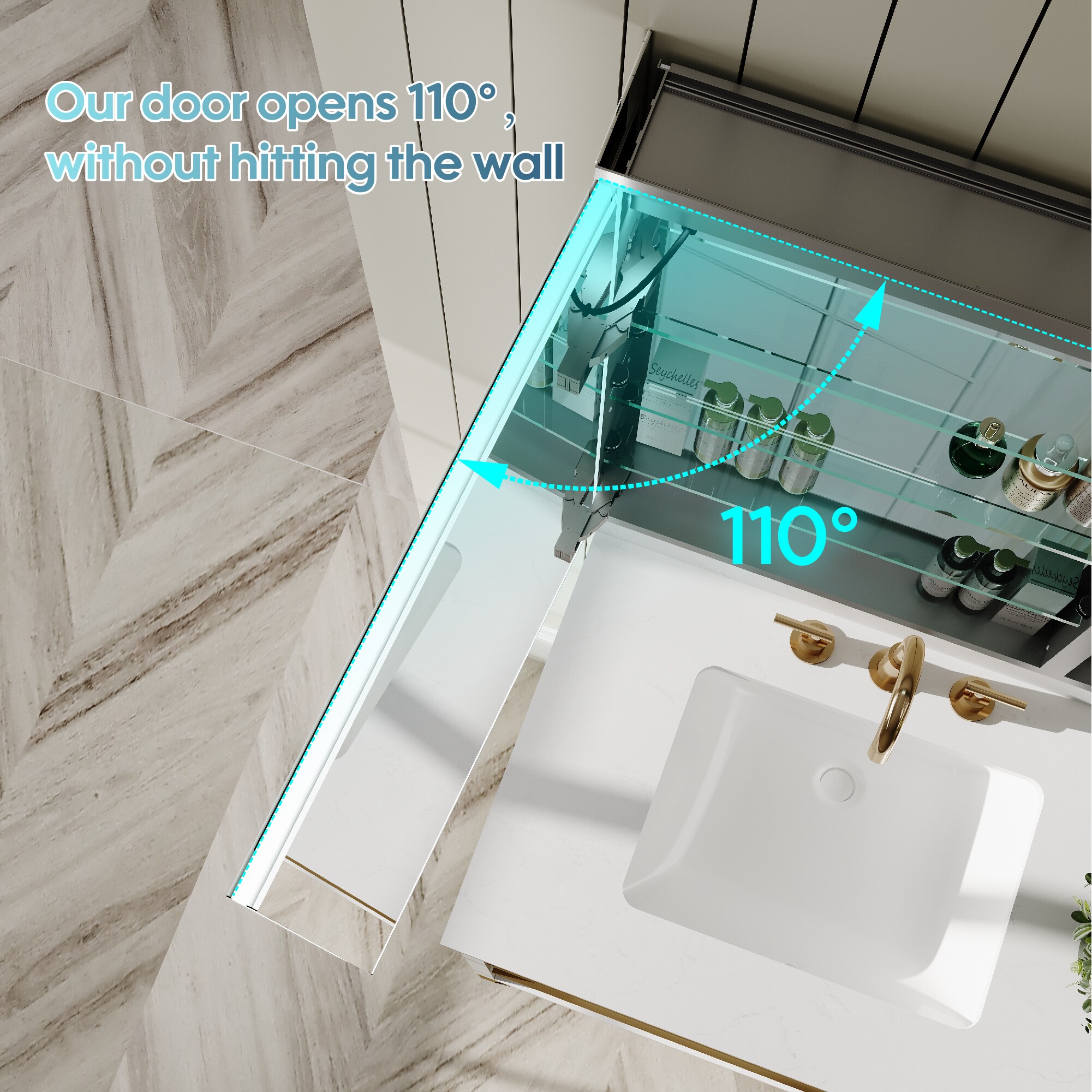 Forclover MEAM-EL6030 Bathroom-Medicine-Cabinets - View #10