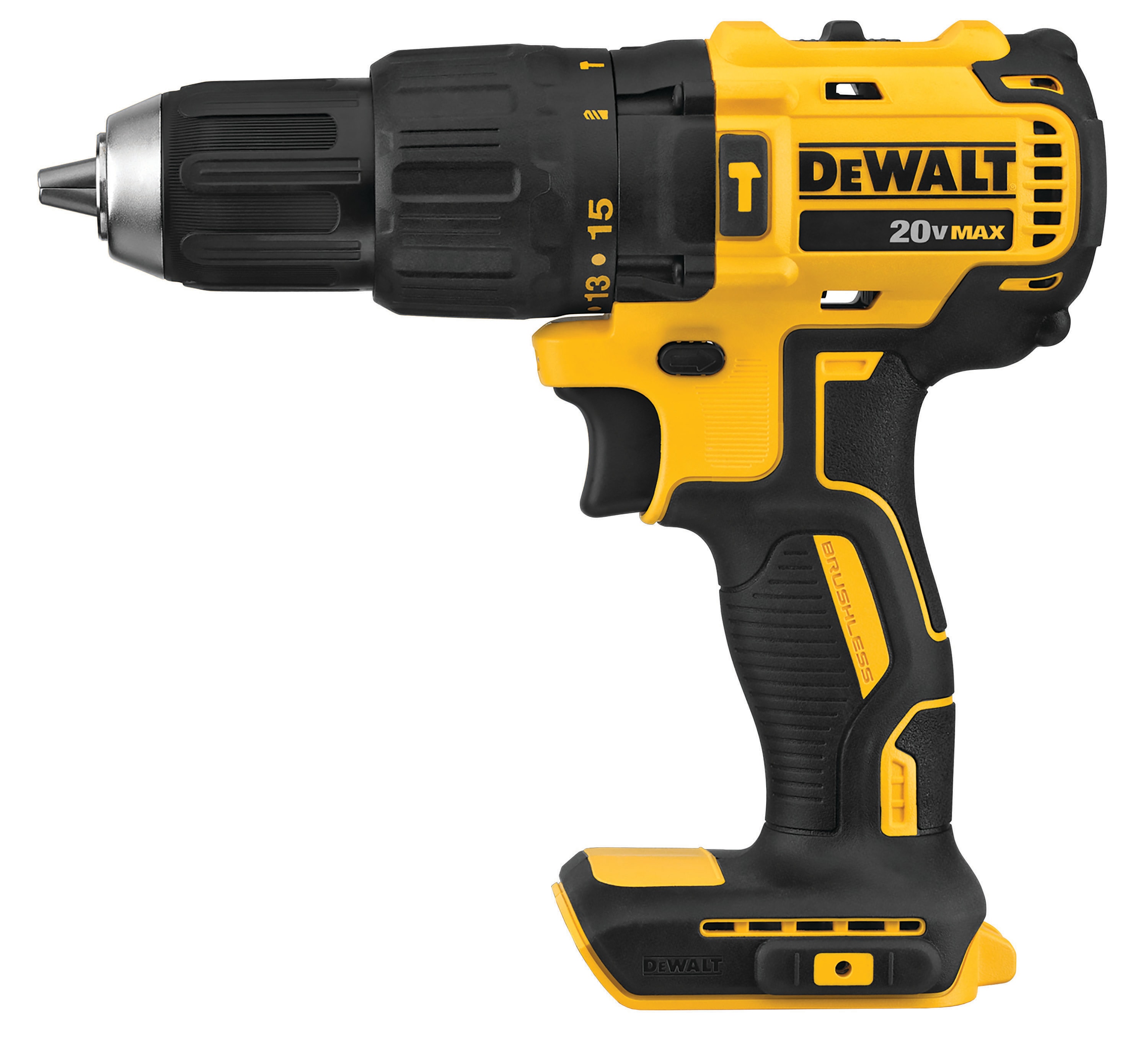 DEWALT 1/2-in 20-volt Max-Amp Variable Speed Brushless Cordless Hammer  Drill (Bare Tool)