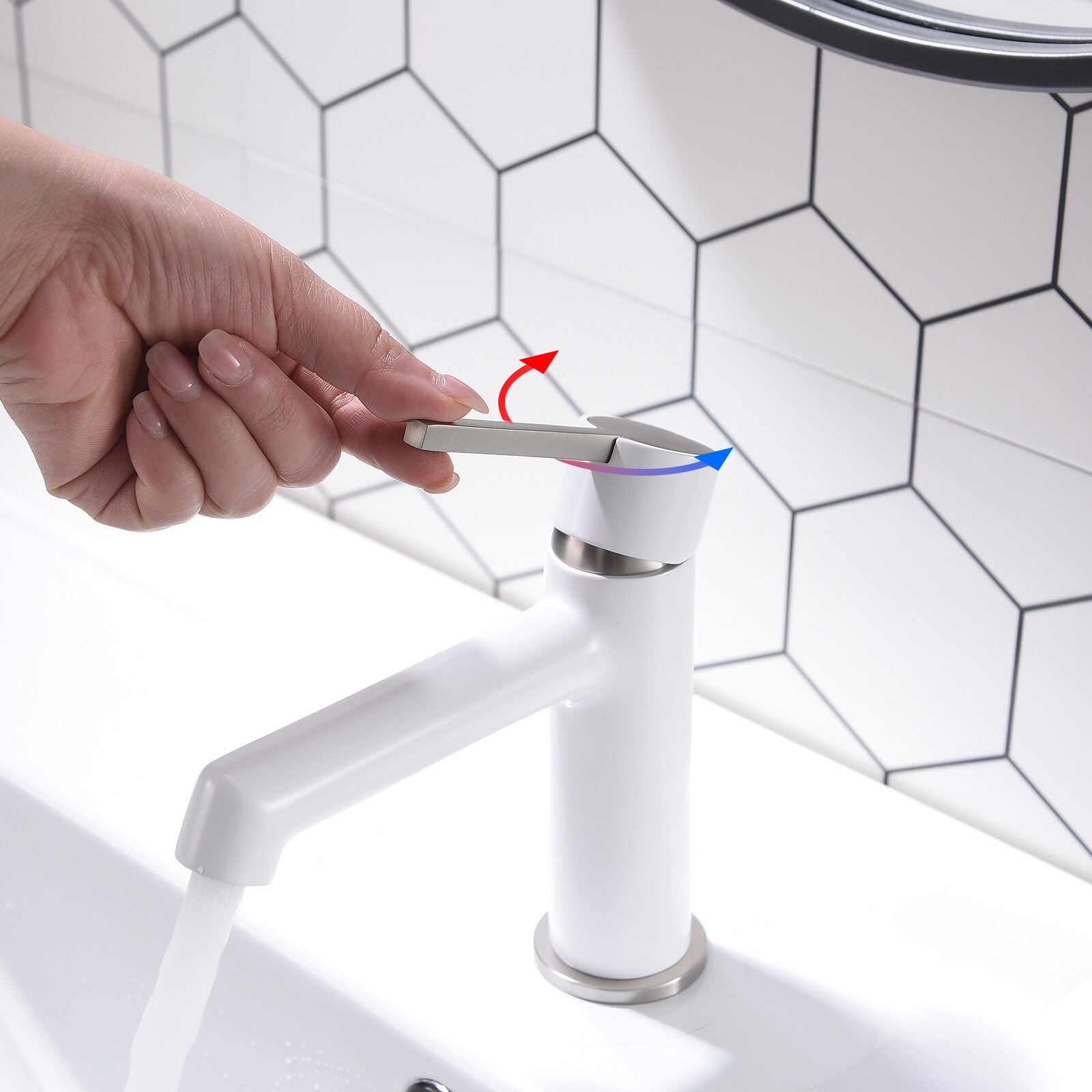 AAZJ JFL-148598WH Lavatory-Faucets - View #2