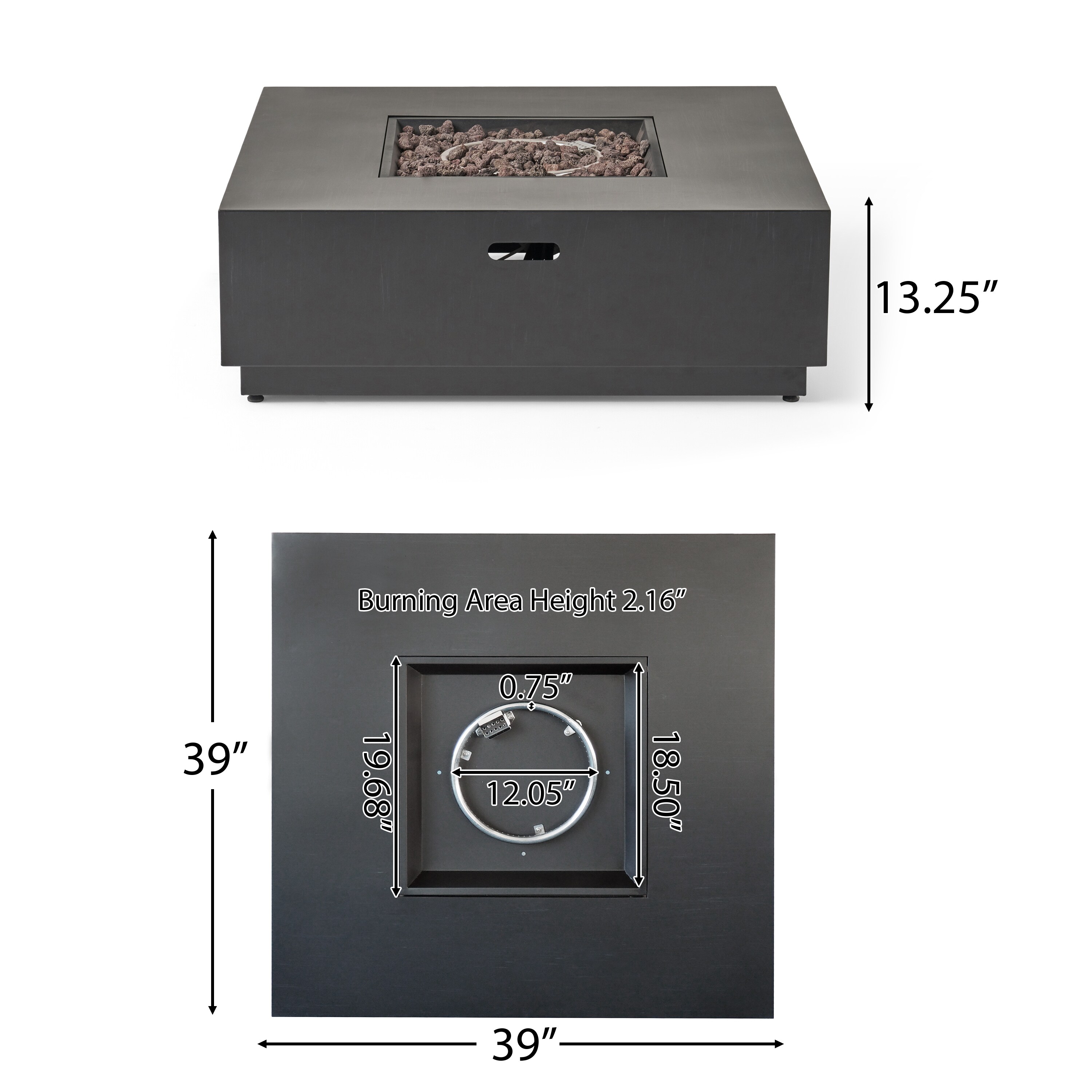 LUXEYARD DS-X-GFP007 Outdoor-Gas-Firepits - View #6